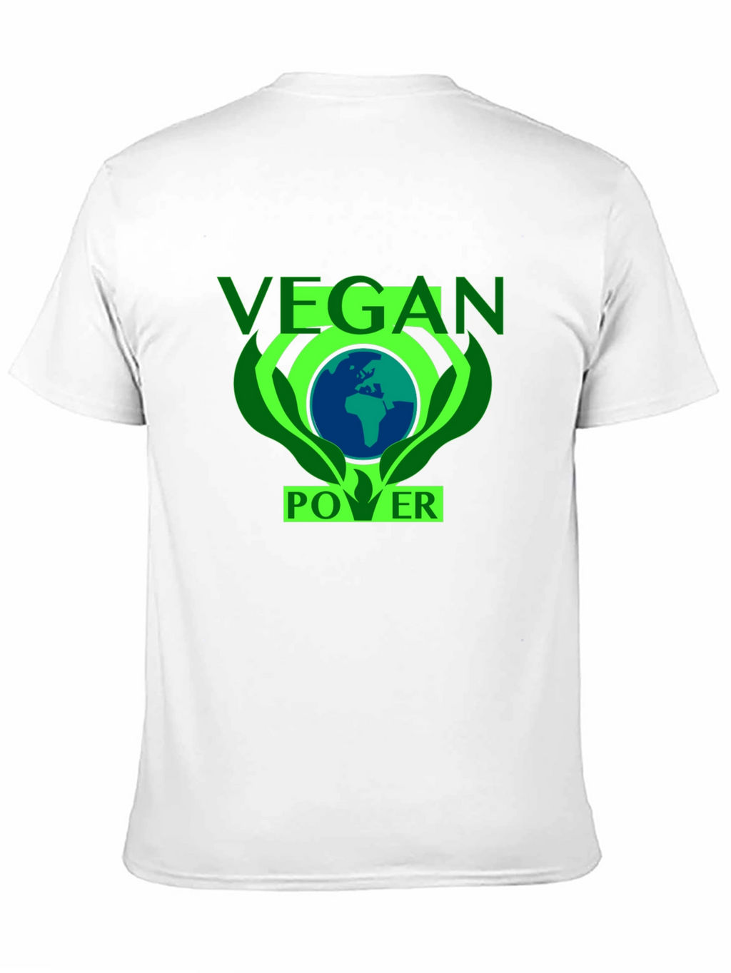 Vegan Power T-Shirt - Earth Friendly Design