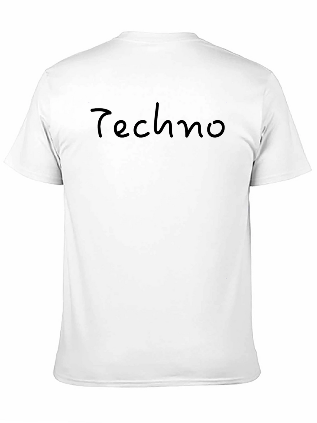 Techno Style Black T-Shirt