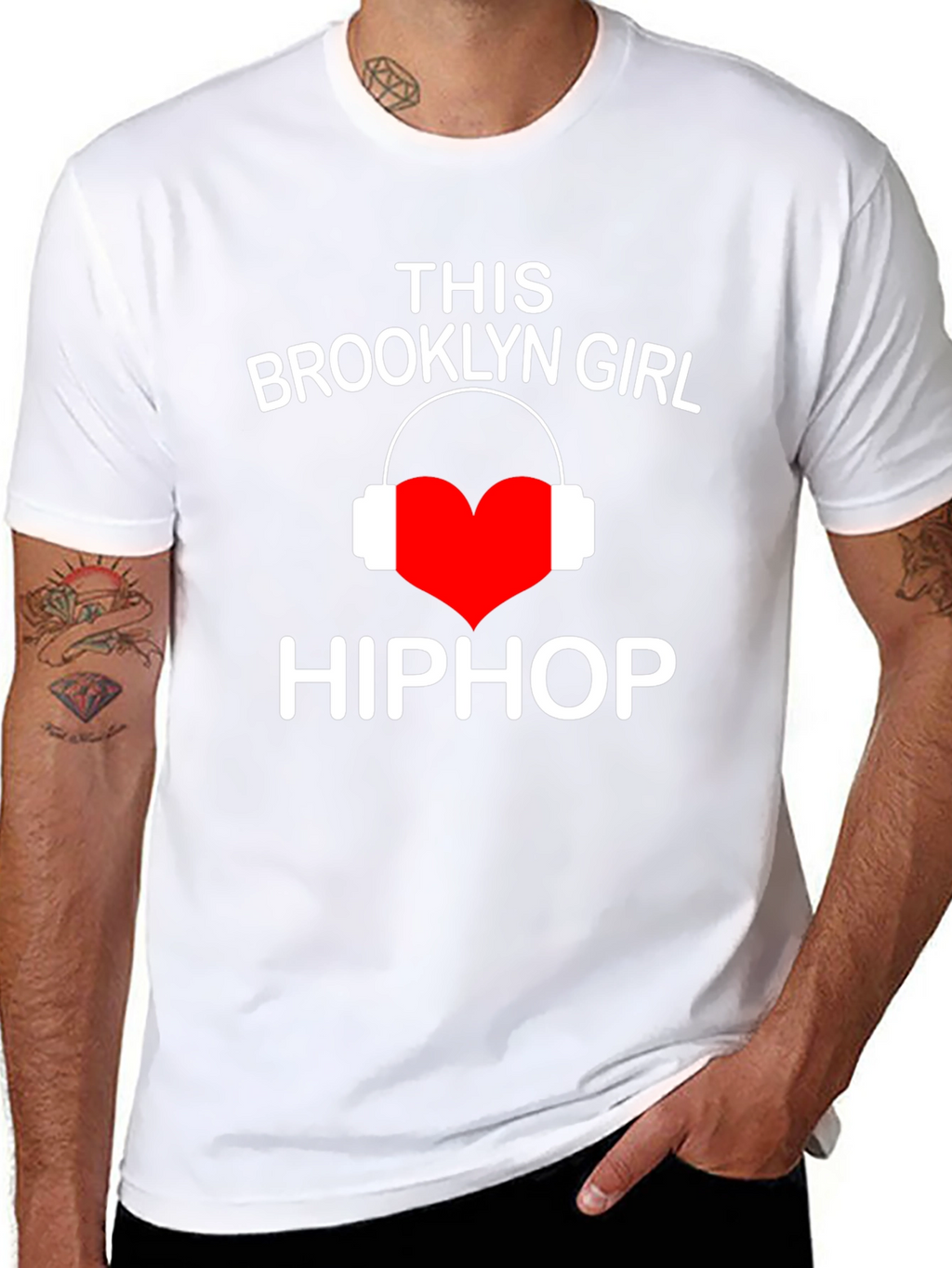 Brooklyn Girl Hip Hop Graphic T-Shirt