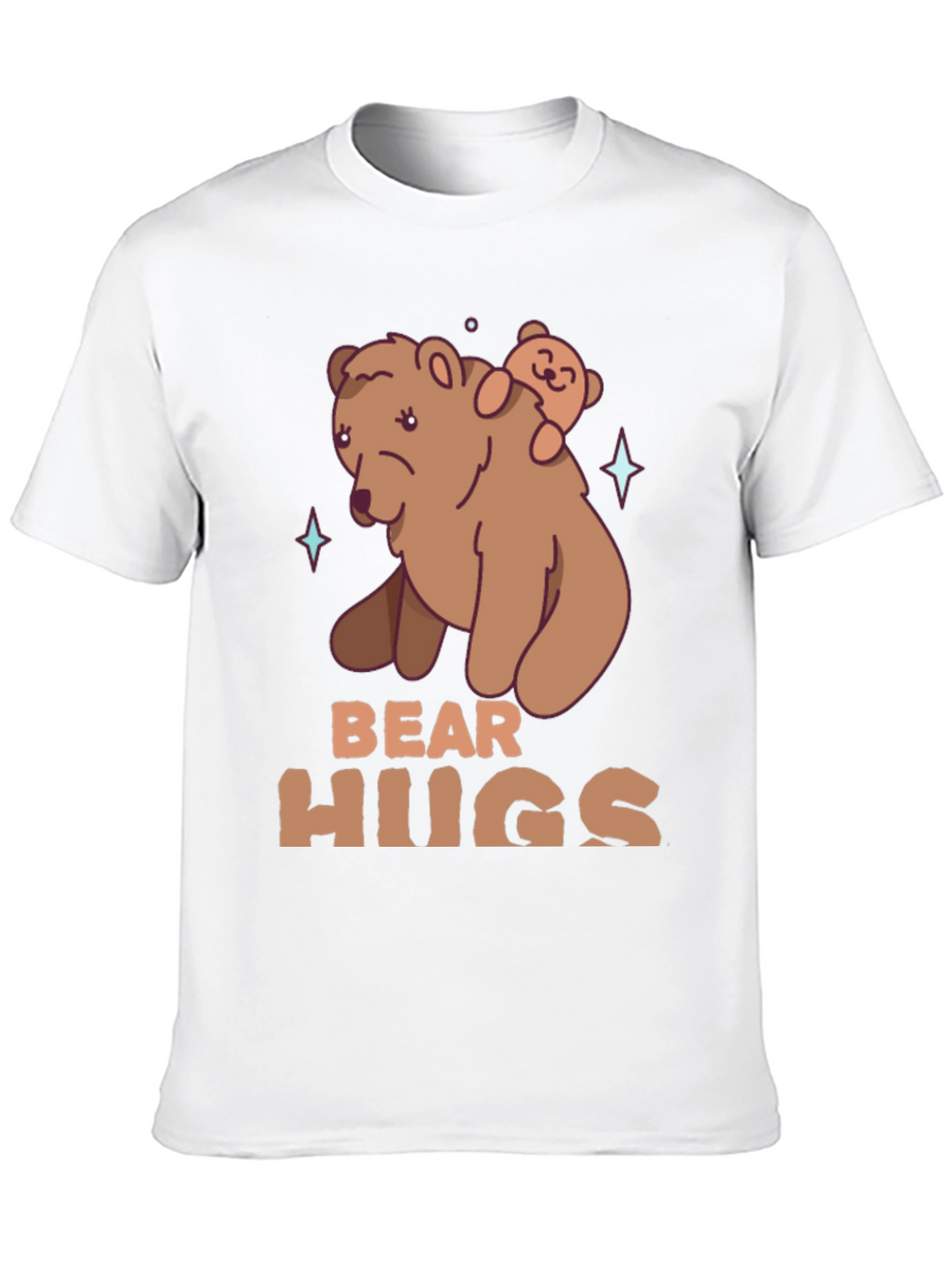 Bear Hugs Graphic T-Shirt - Cute Animal Tee
