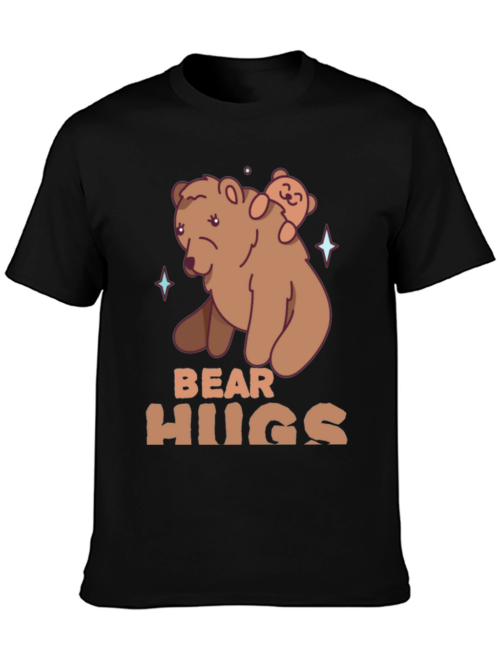 Bear Hugs Graphic T-Shirt - Cute Animal Tee