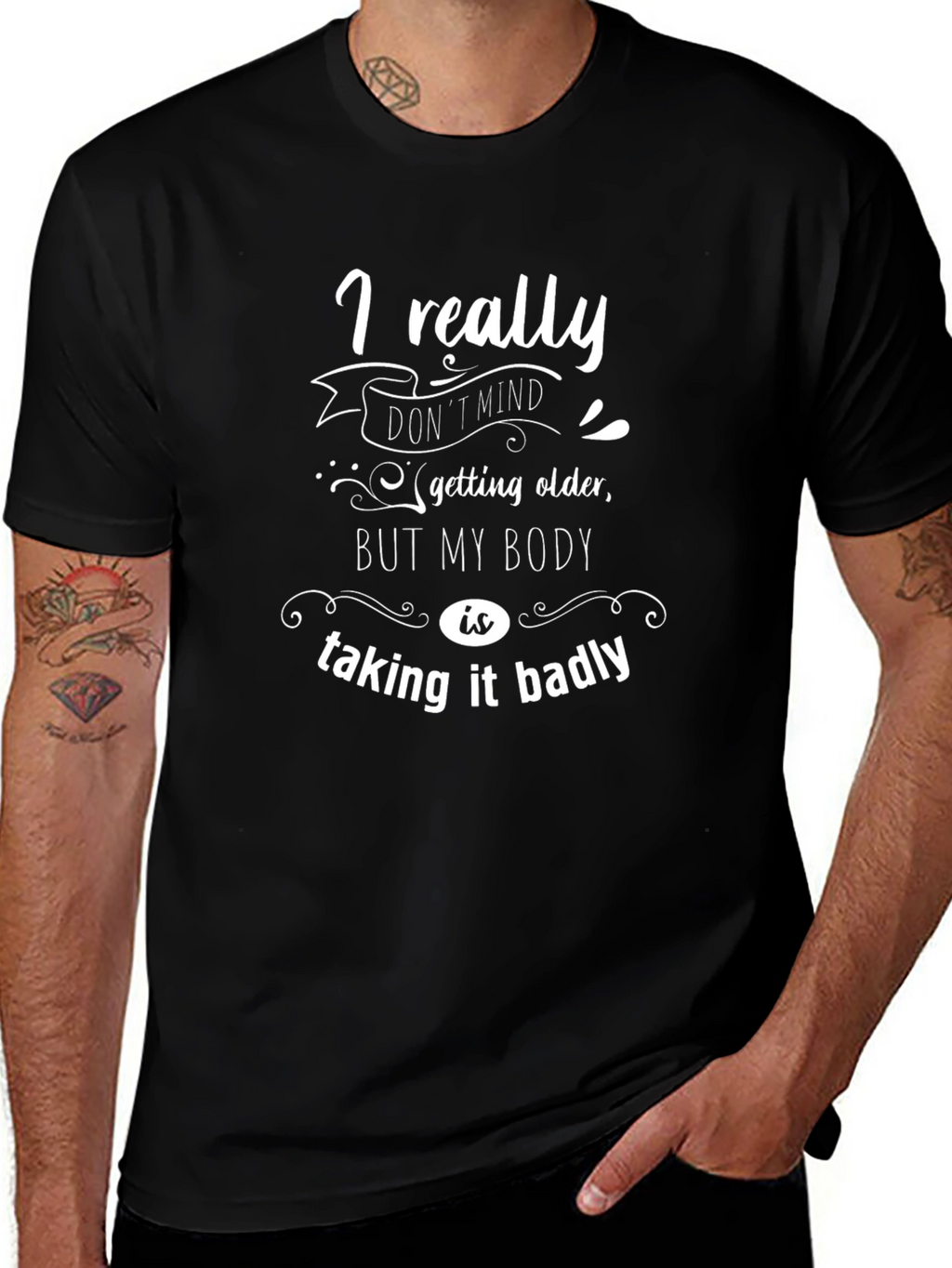 Funny Aging T-Shirt: I Really Dont Mind Getting Older