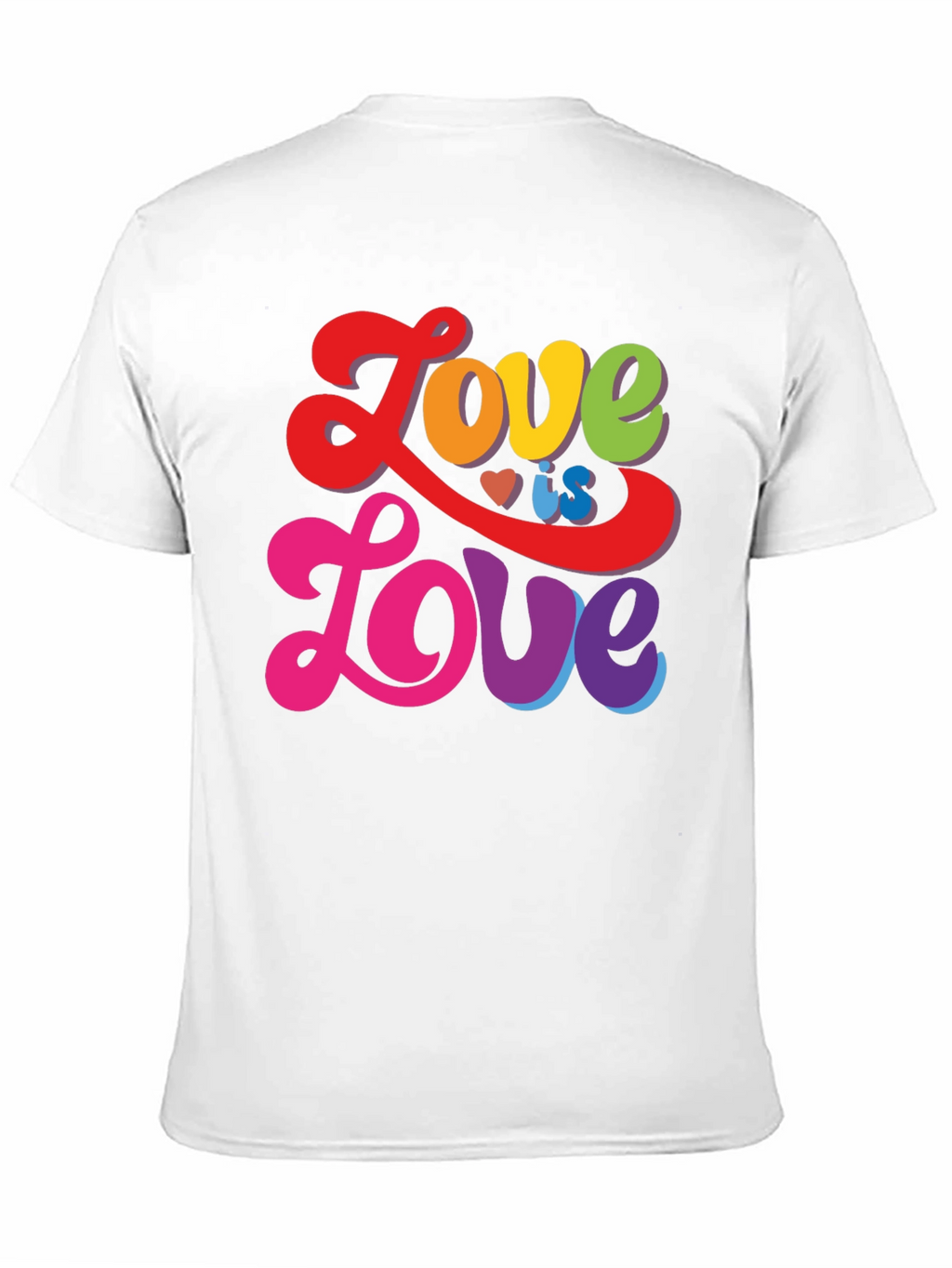 Love is Love T-Shirt - Rainbow LGBTQ Pride Tee