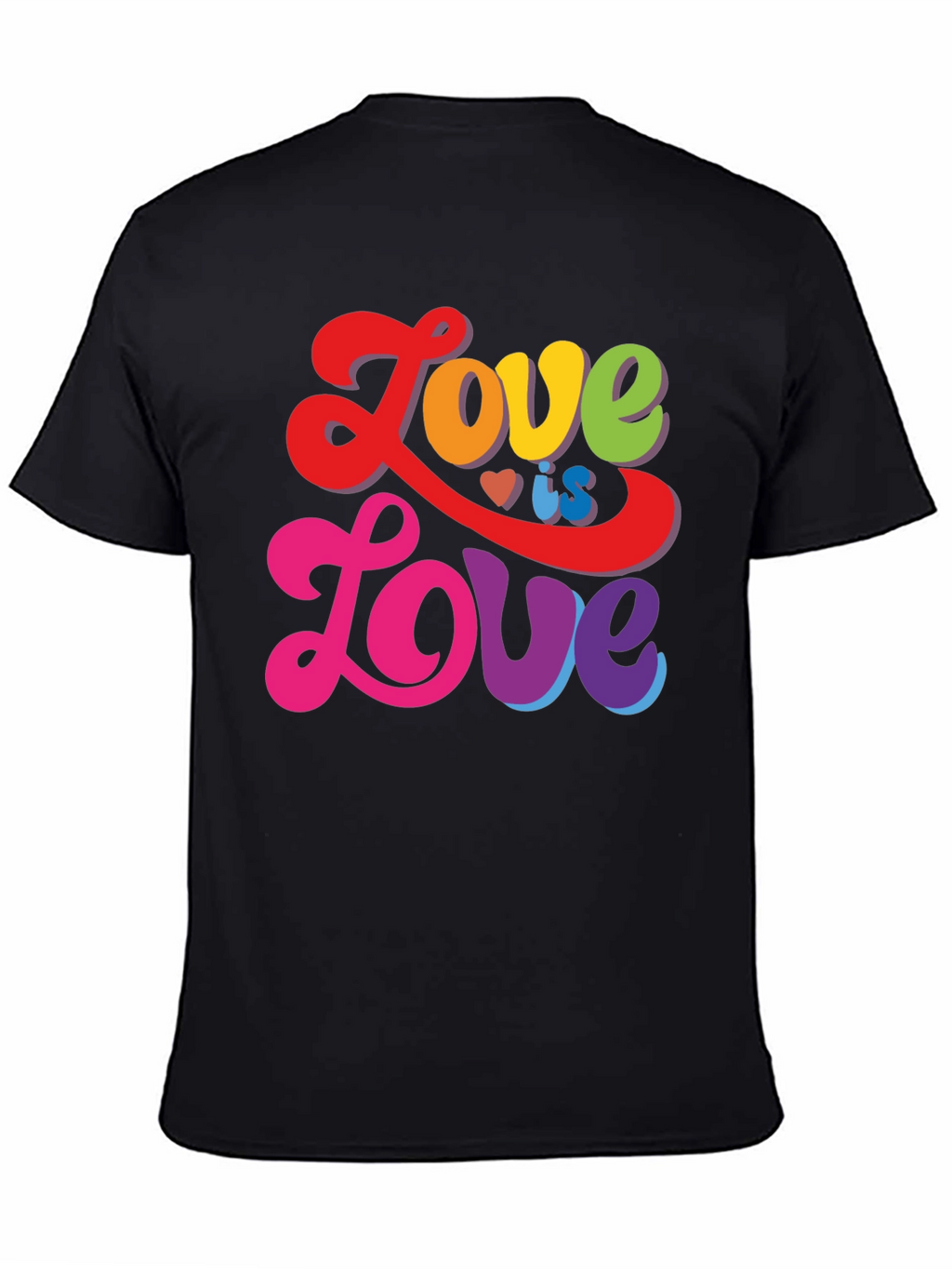 Love is Love T-Shirt - Rainbow LGBTQ Pride Tee