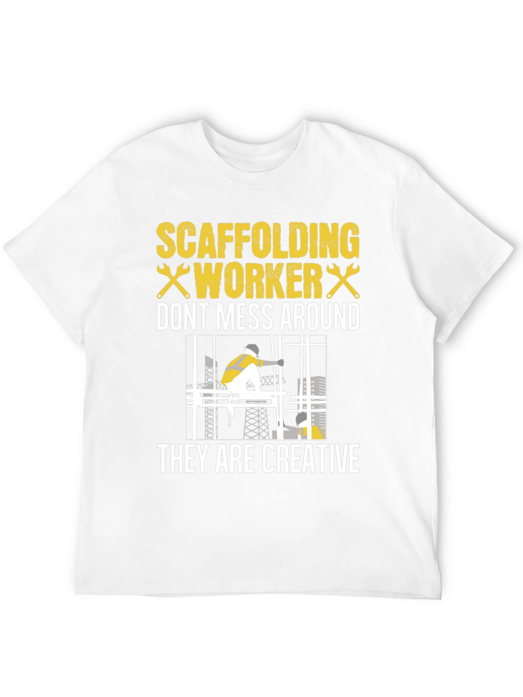 Scaffolding Worker Graphic Tee