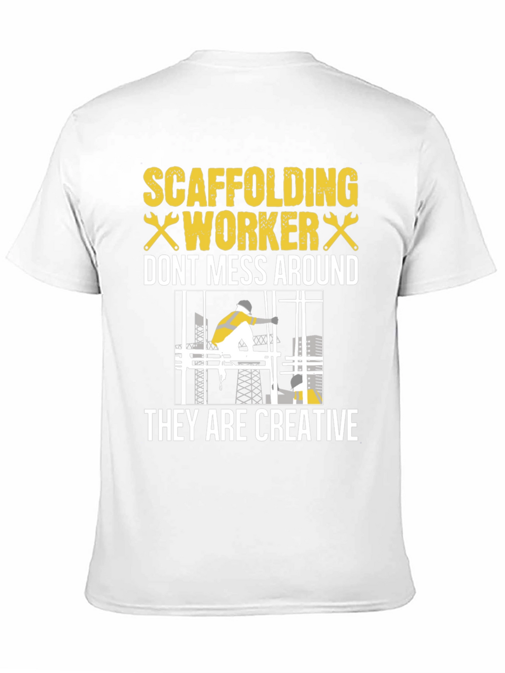 Scaffolding Worker Graphic Tee
