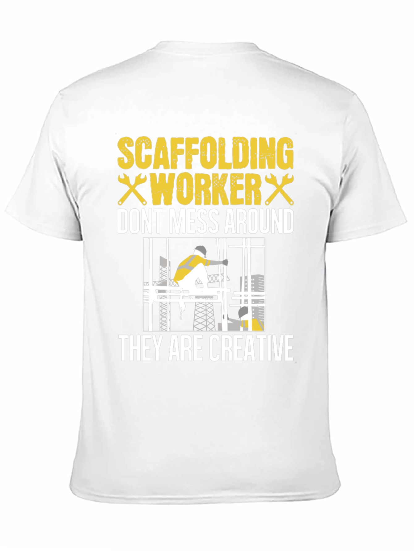 Scaffolding Worker Graphic Tee
