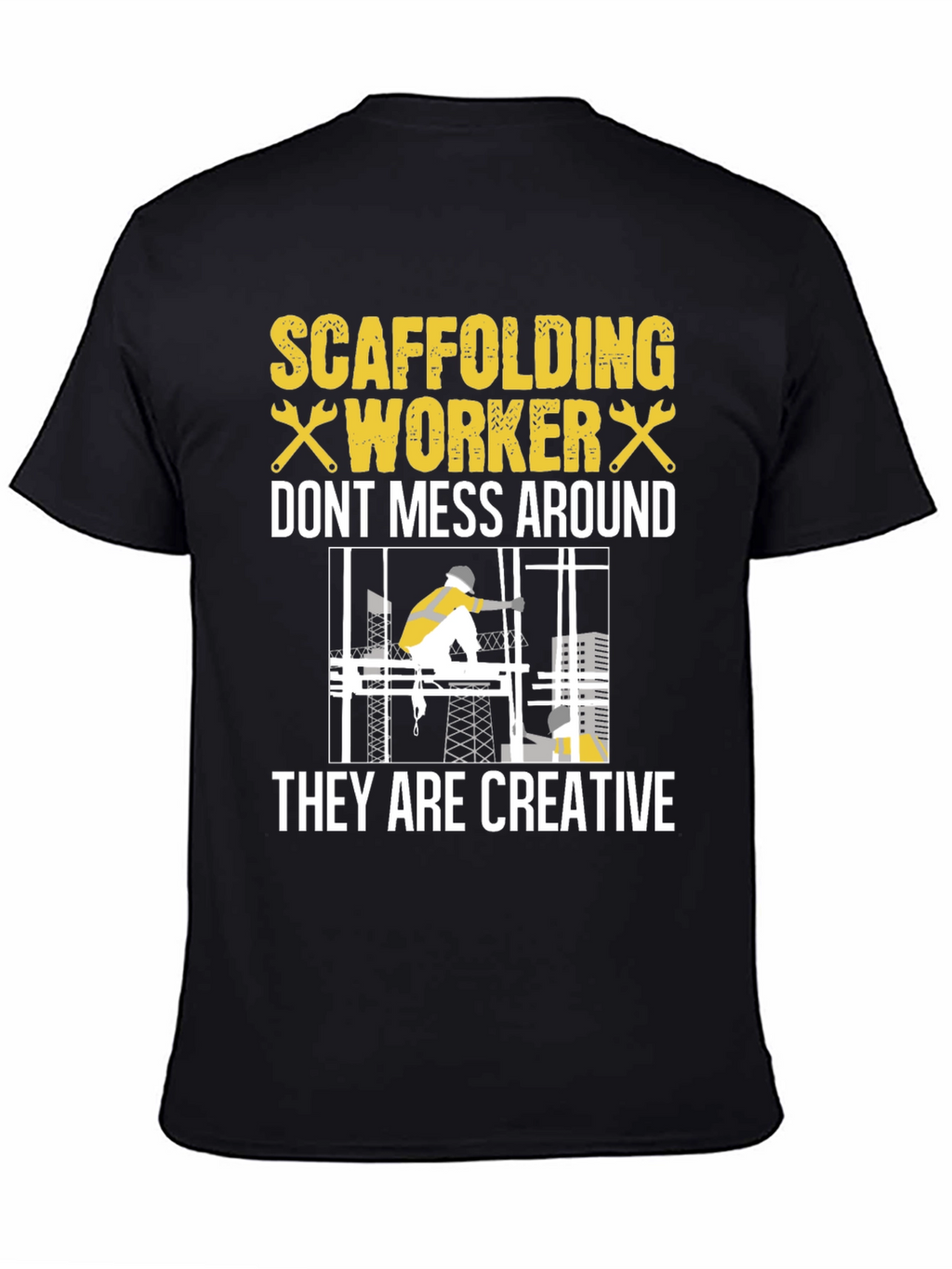 Scaffolding Worker Graphic Tee
