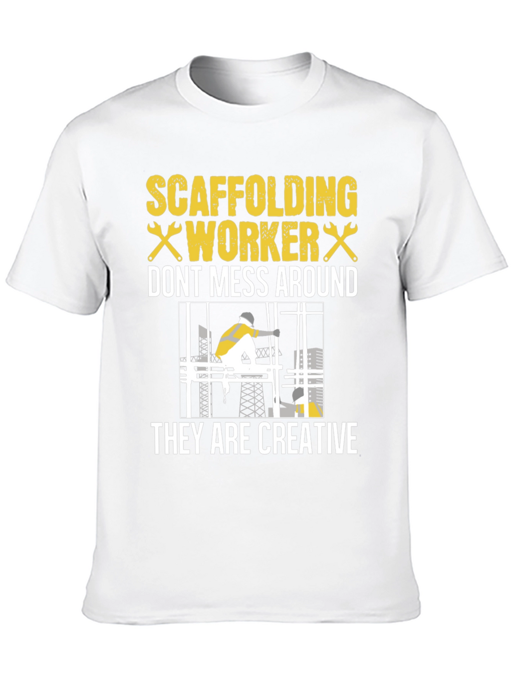 Scaffolding Worker Graphic Tee