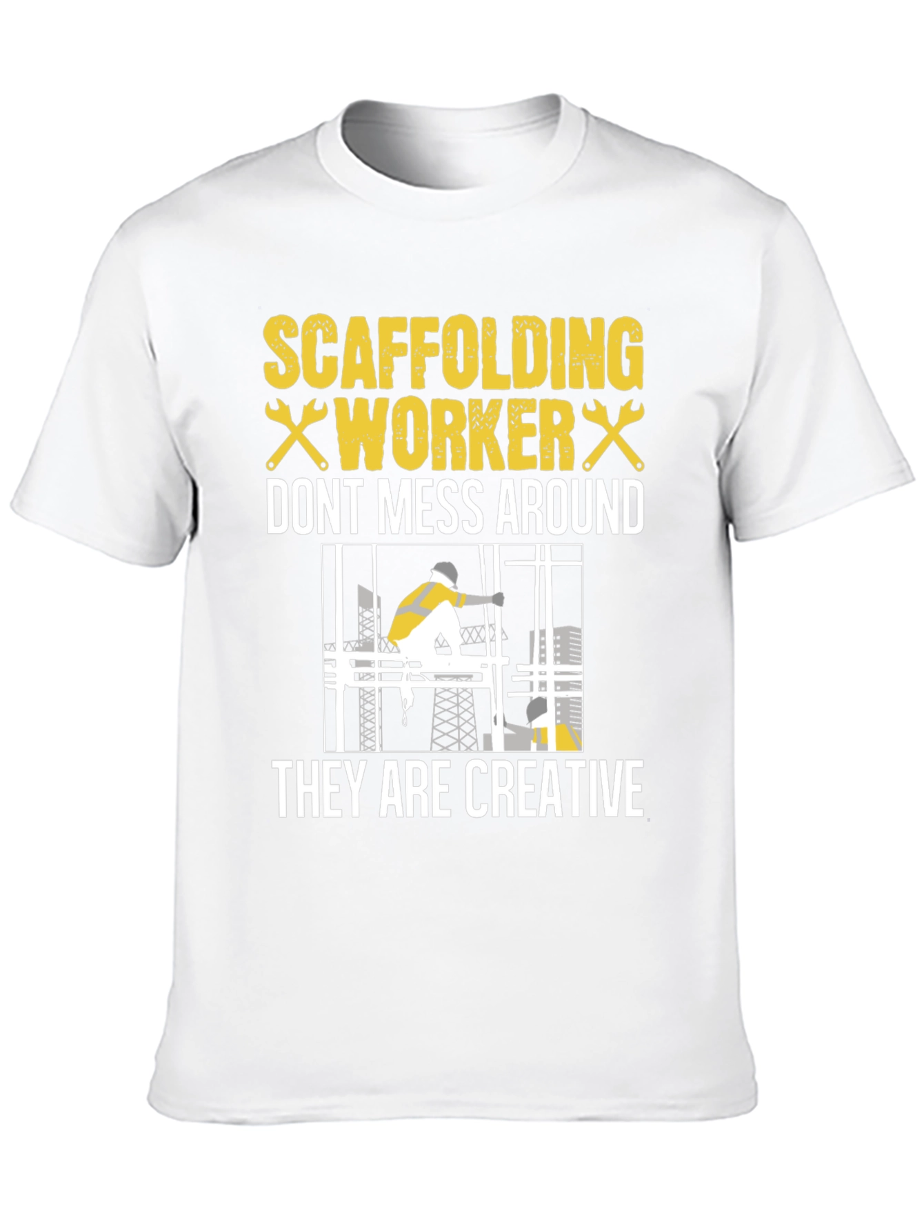 Scaffolding Worker Graphic Tee