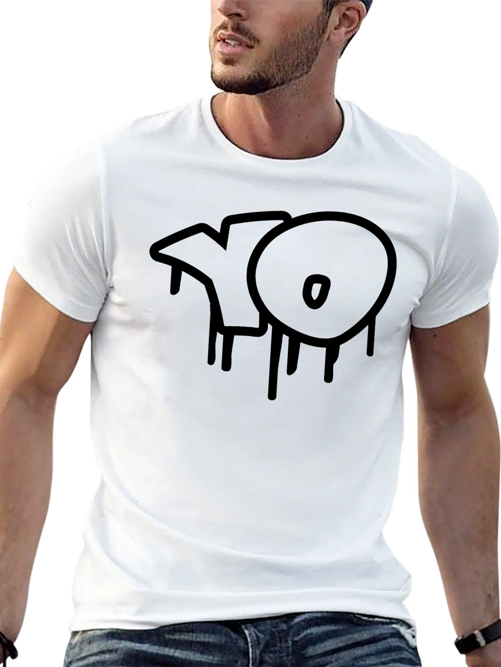 Dripping YO Black Graphic T-Shirt