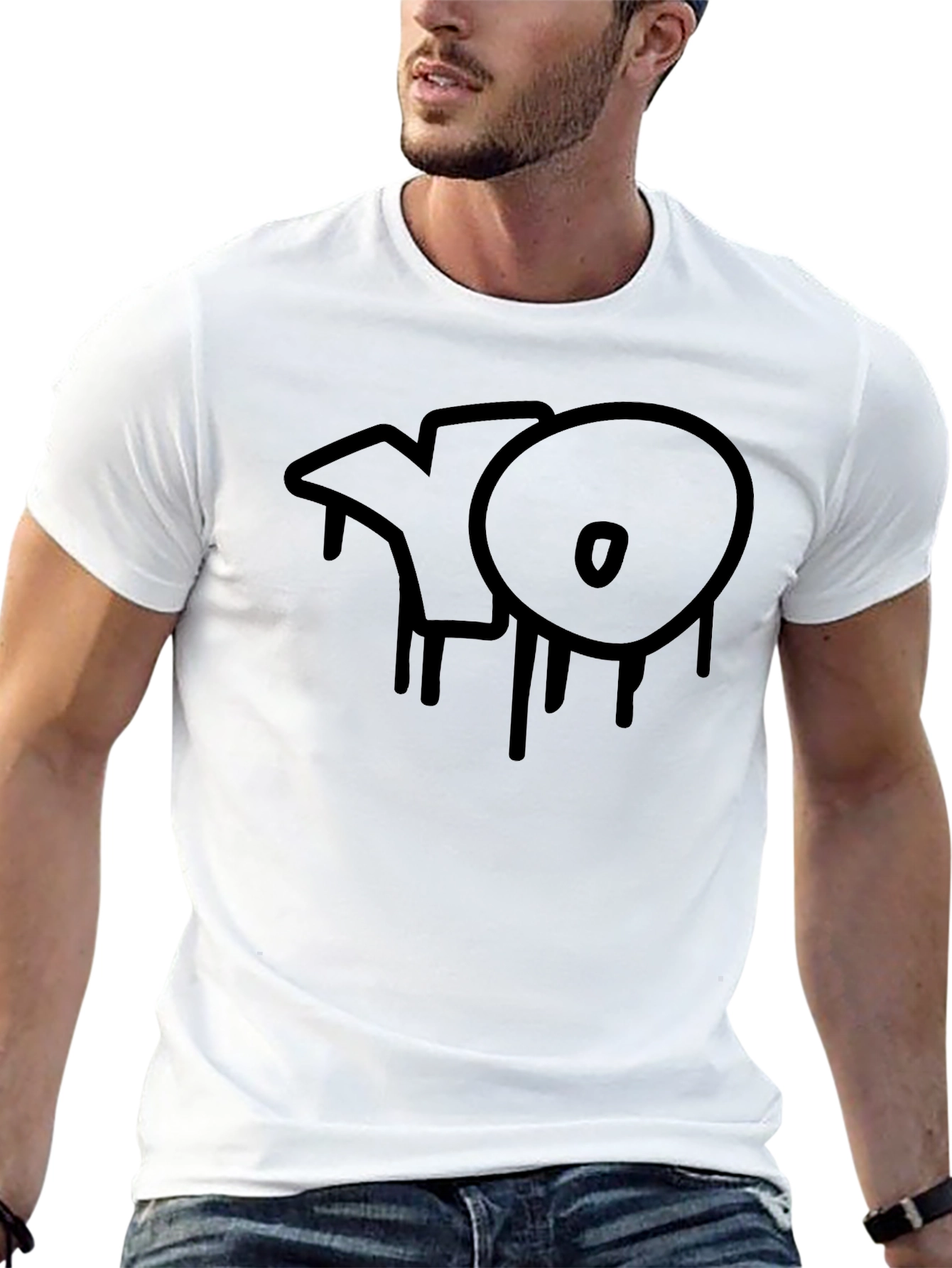 Dripping YO Black Graphic T-Shirt