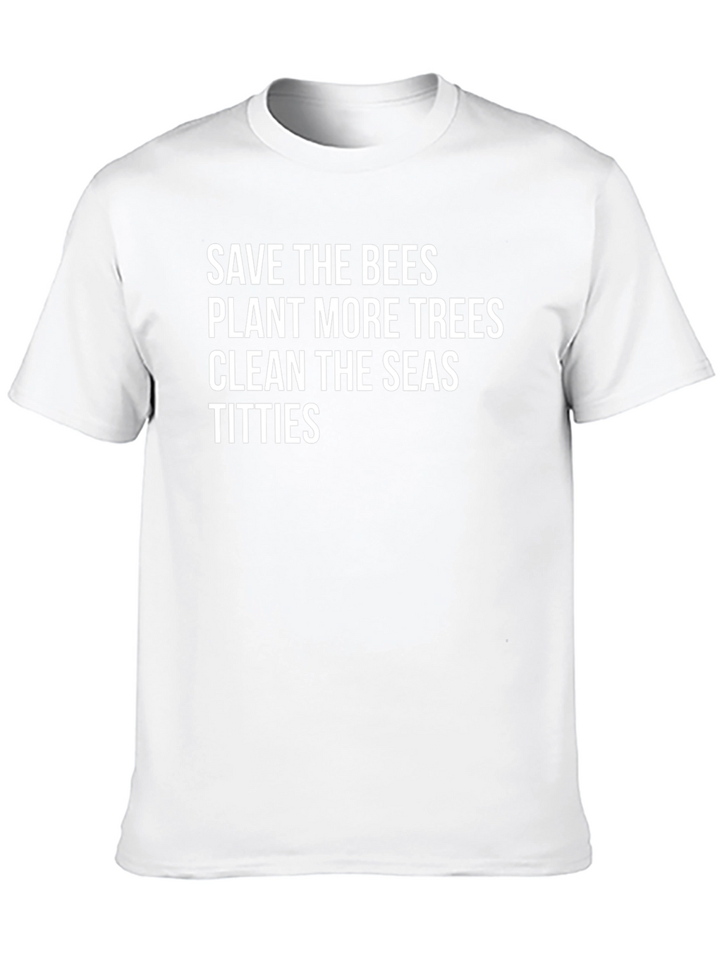 Save the Bees Graphic Print T-Shirt