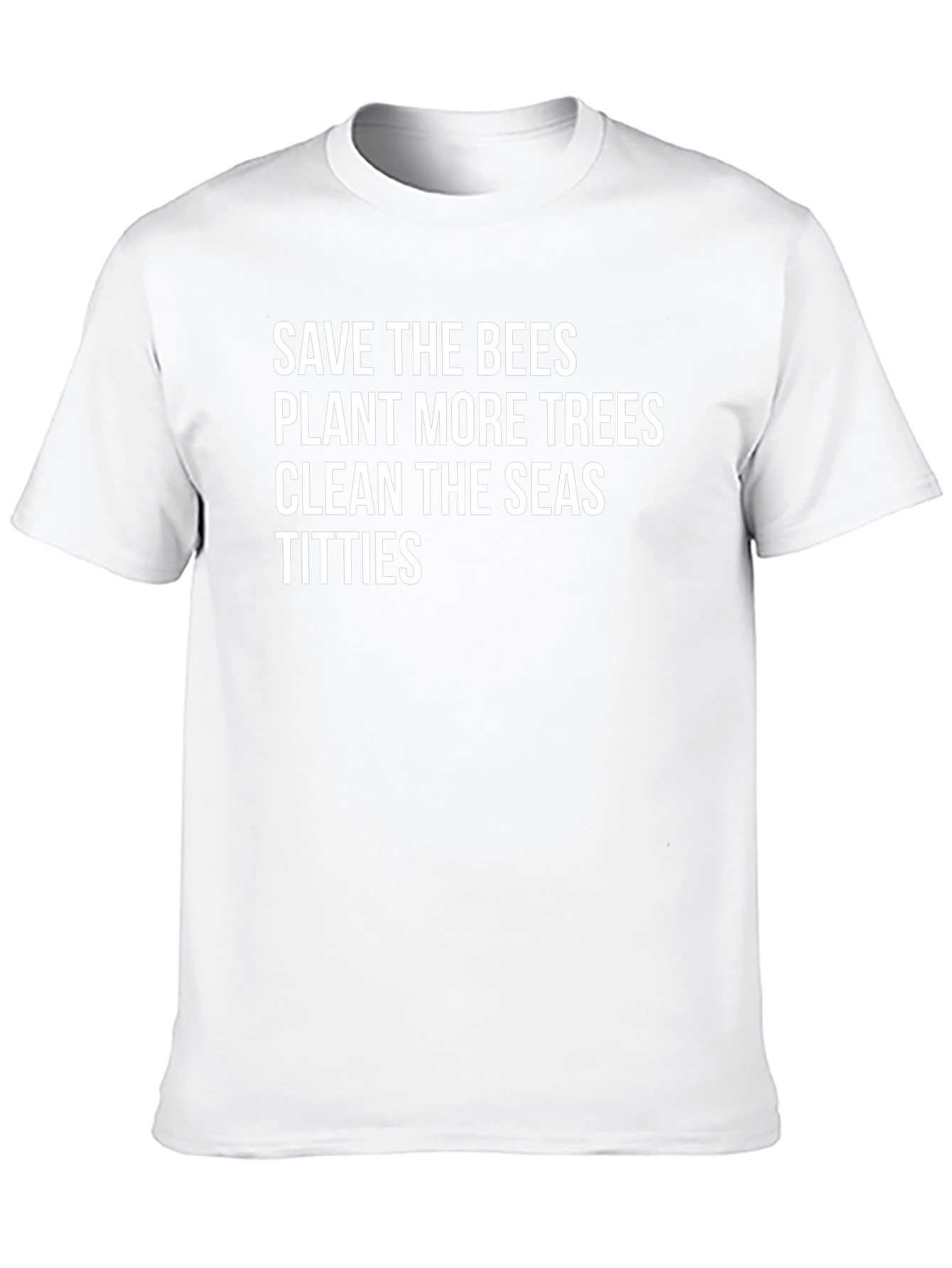 Save the Bees Graphic Print T-Shirt
