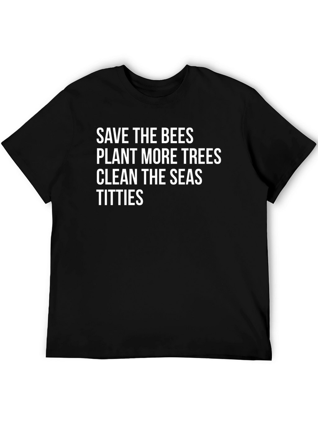 Save the Bees Graphic Print T-Shirt