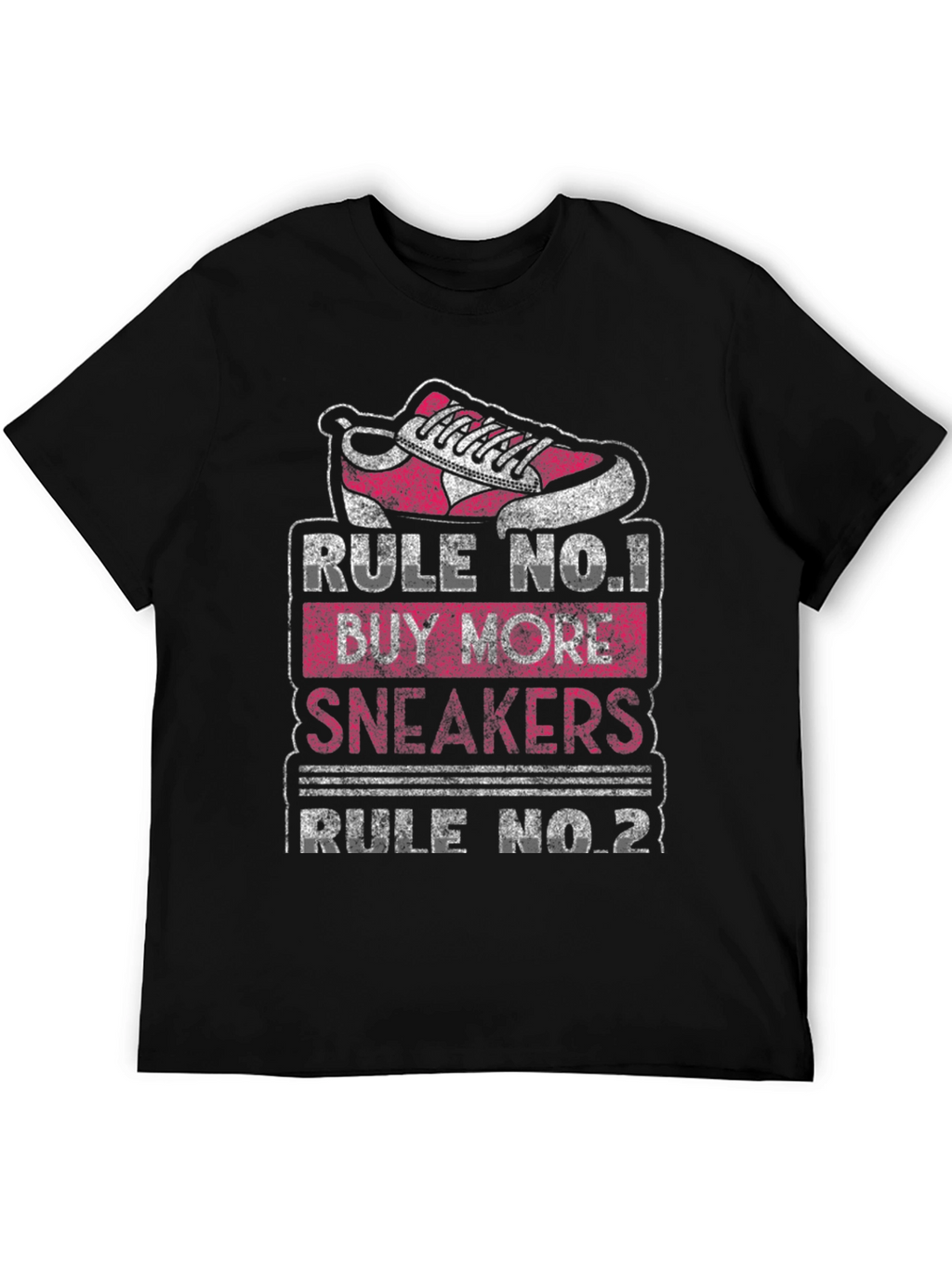 Rule No.1 Buy More Sneakers Graphic T-Shirt