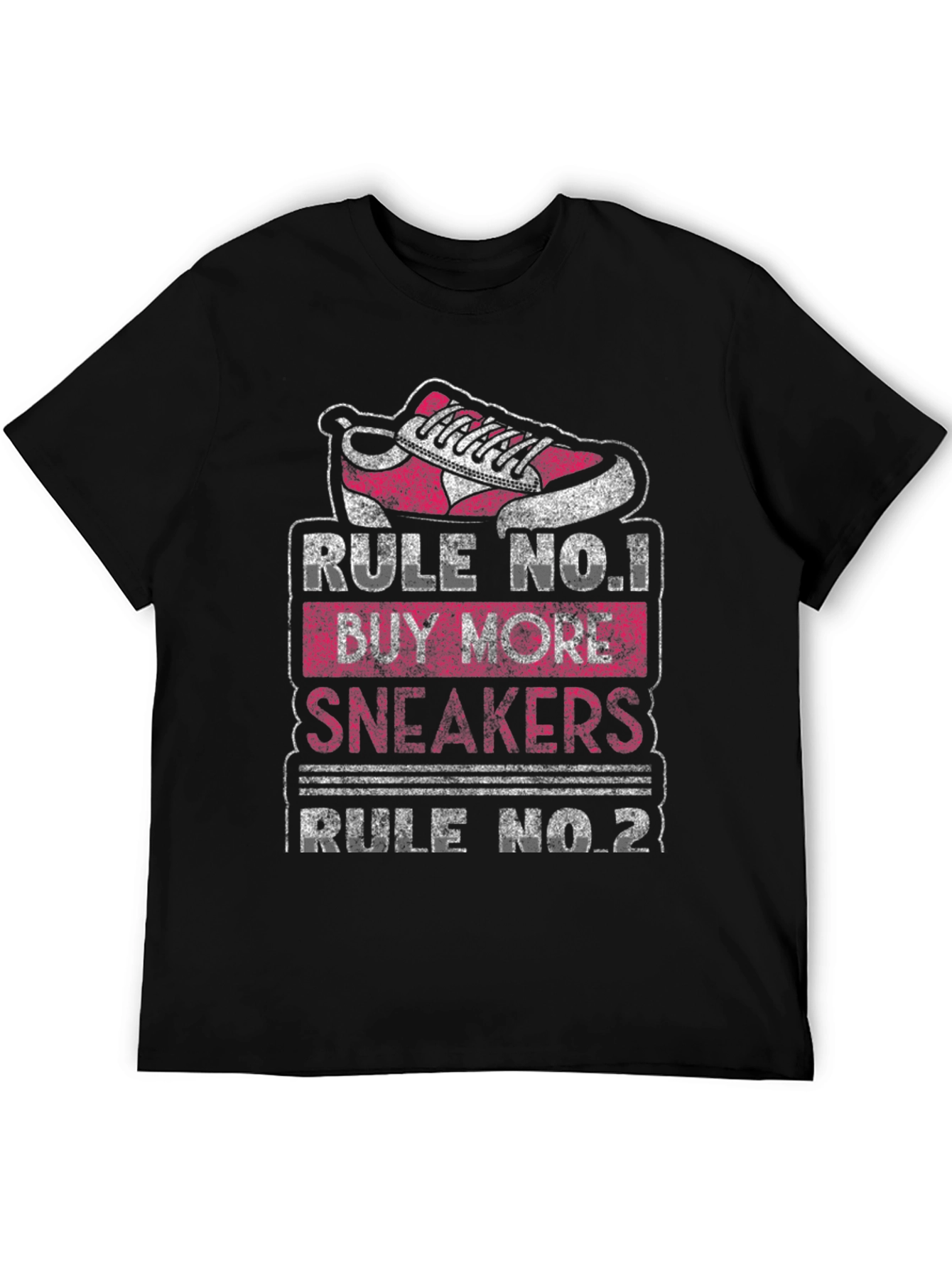 Rule No.1 Buy More Sneakers Graphic T-Shirt