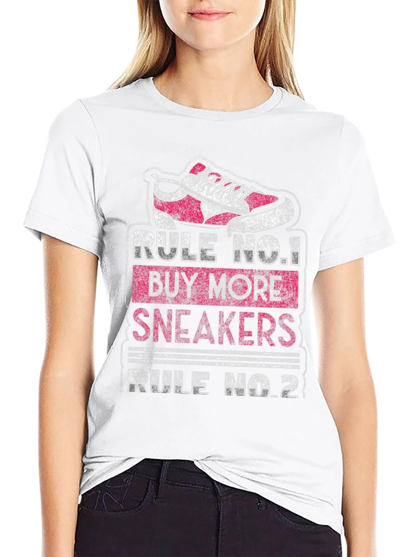 Rule No.1 Buy More Sneakers Graphic T-Shirt