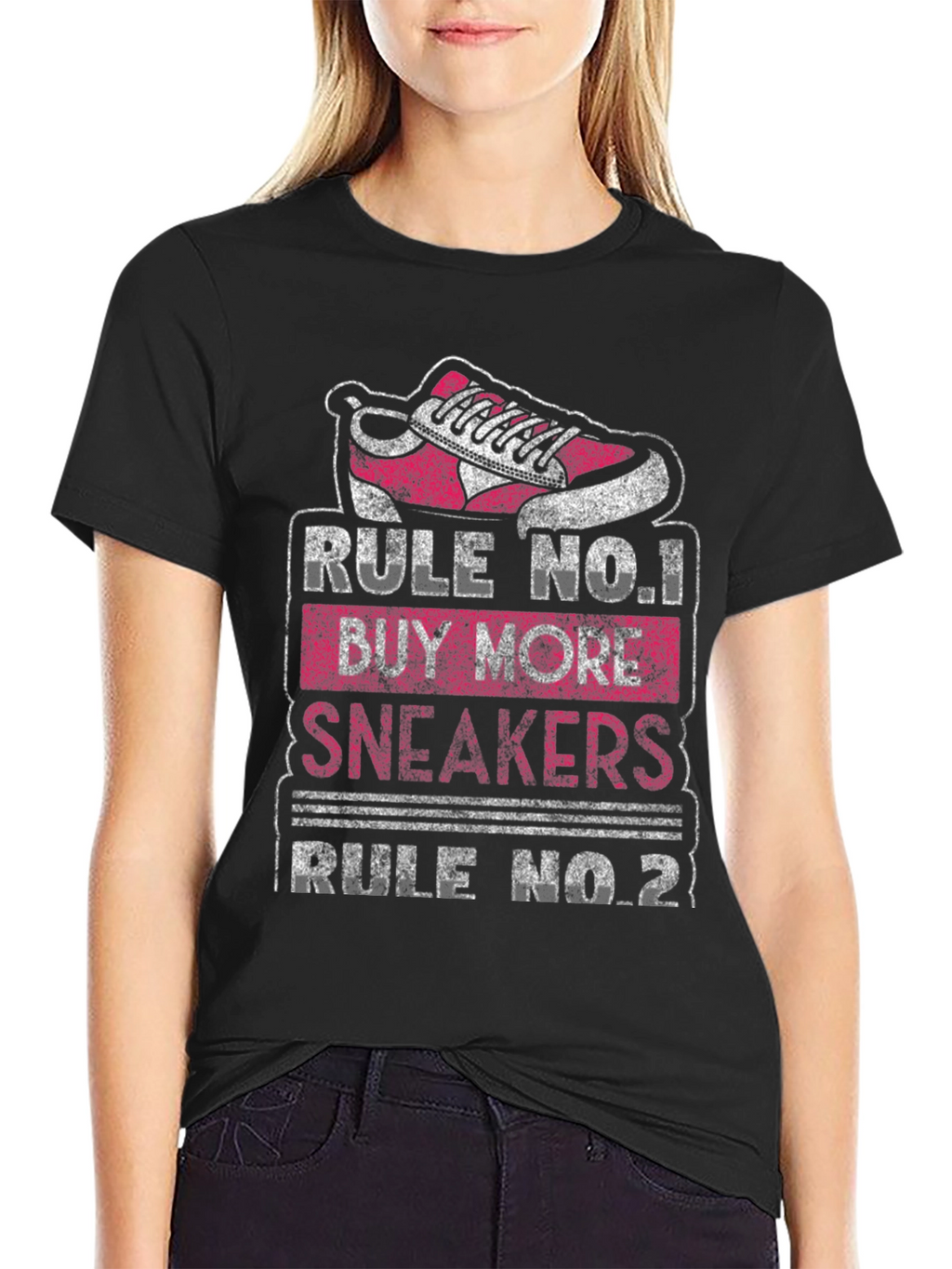 Rule No.1 Buy More Sneakers Graphic T-Shirt