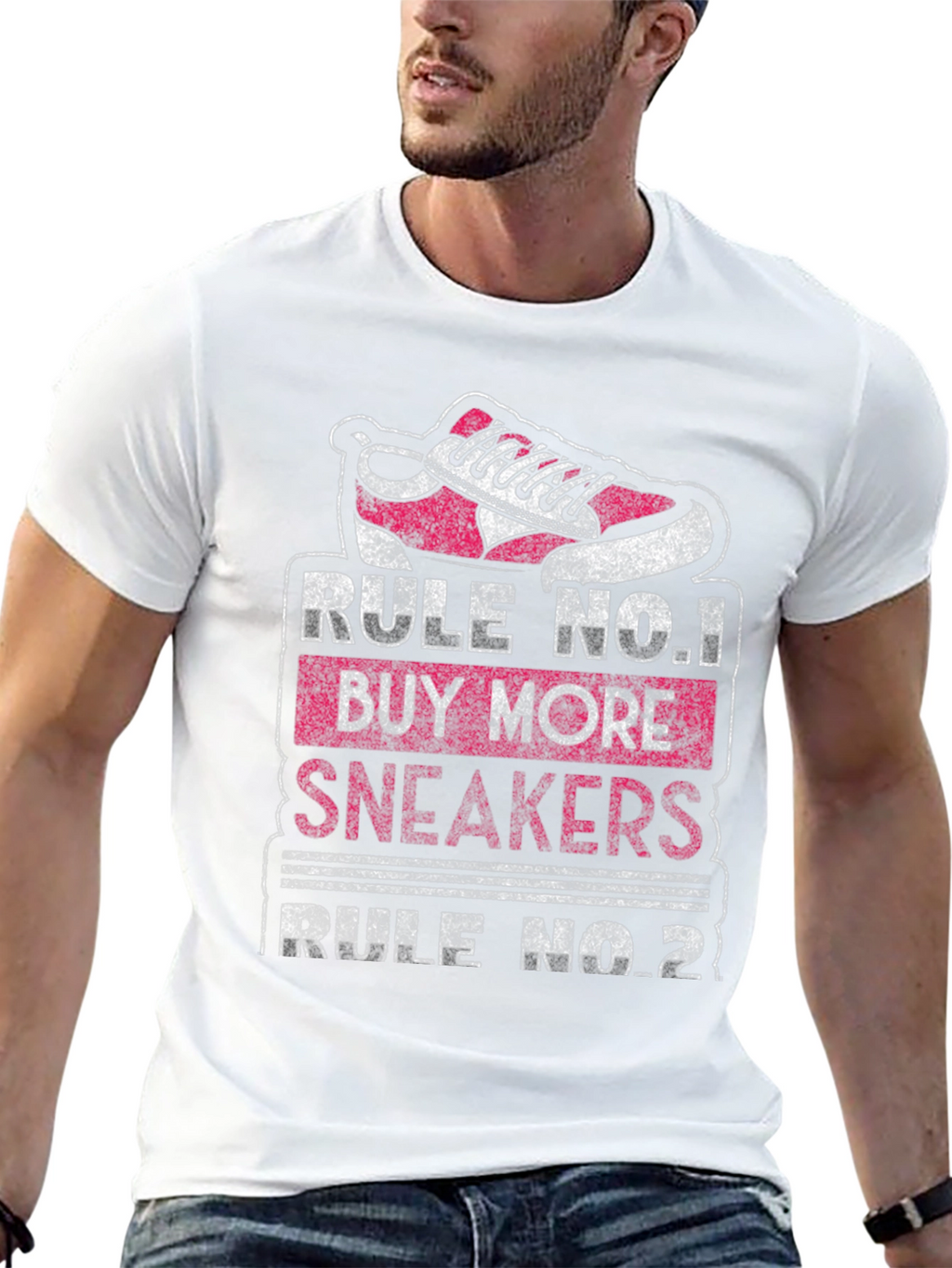 Rule No.1 Buy More Sneakers Graphic T-Shirt