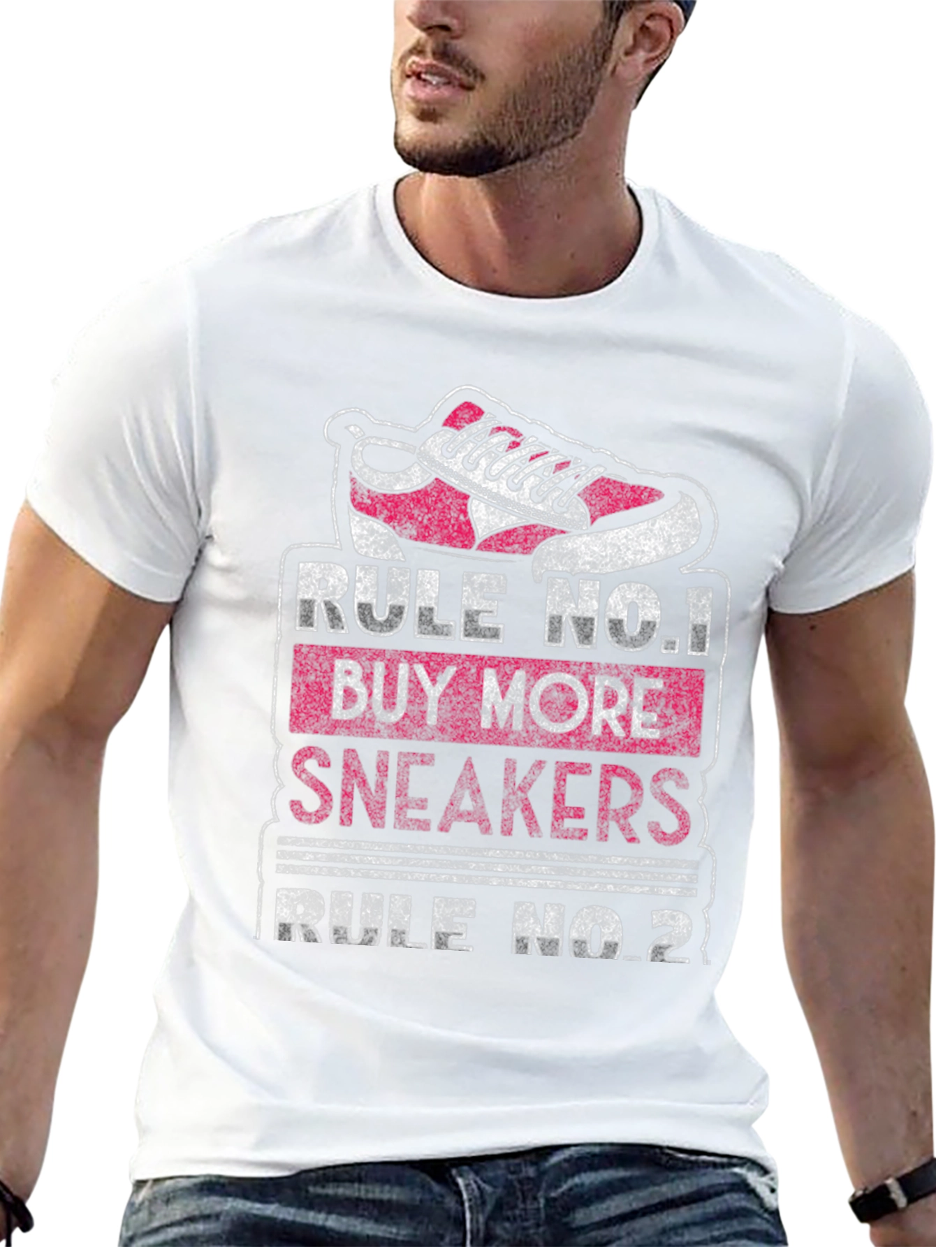 Rule No.1 Buy More Sneakers Graphic T-Shirt