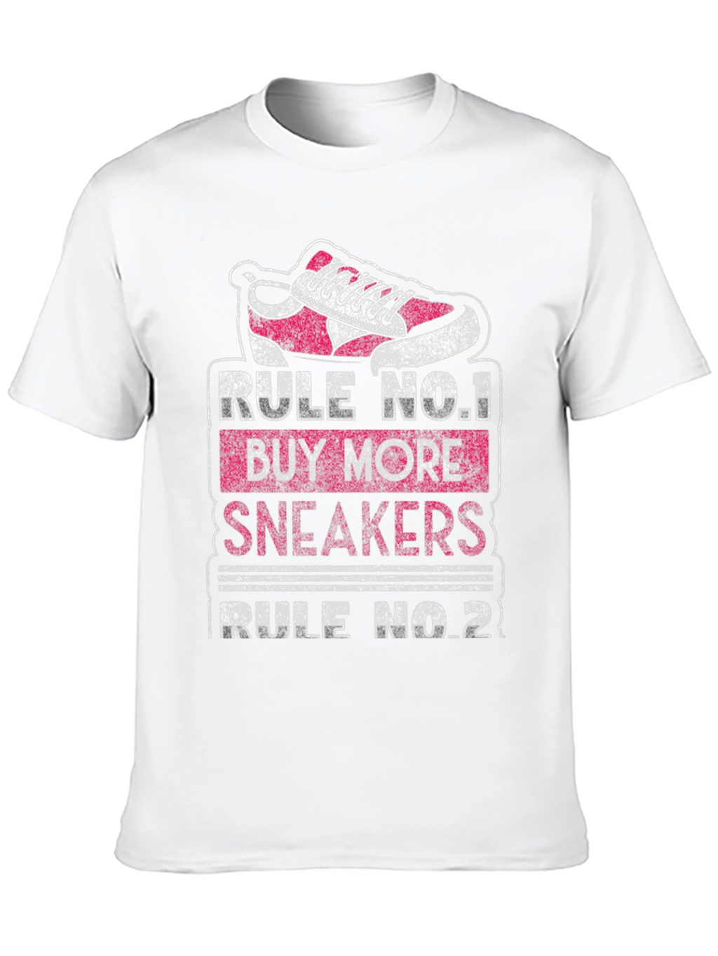 Rule No.1 Buy More Sneakers Graphic T-Shirt