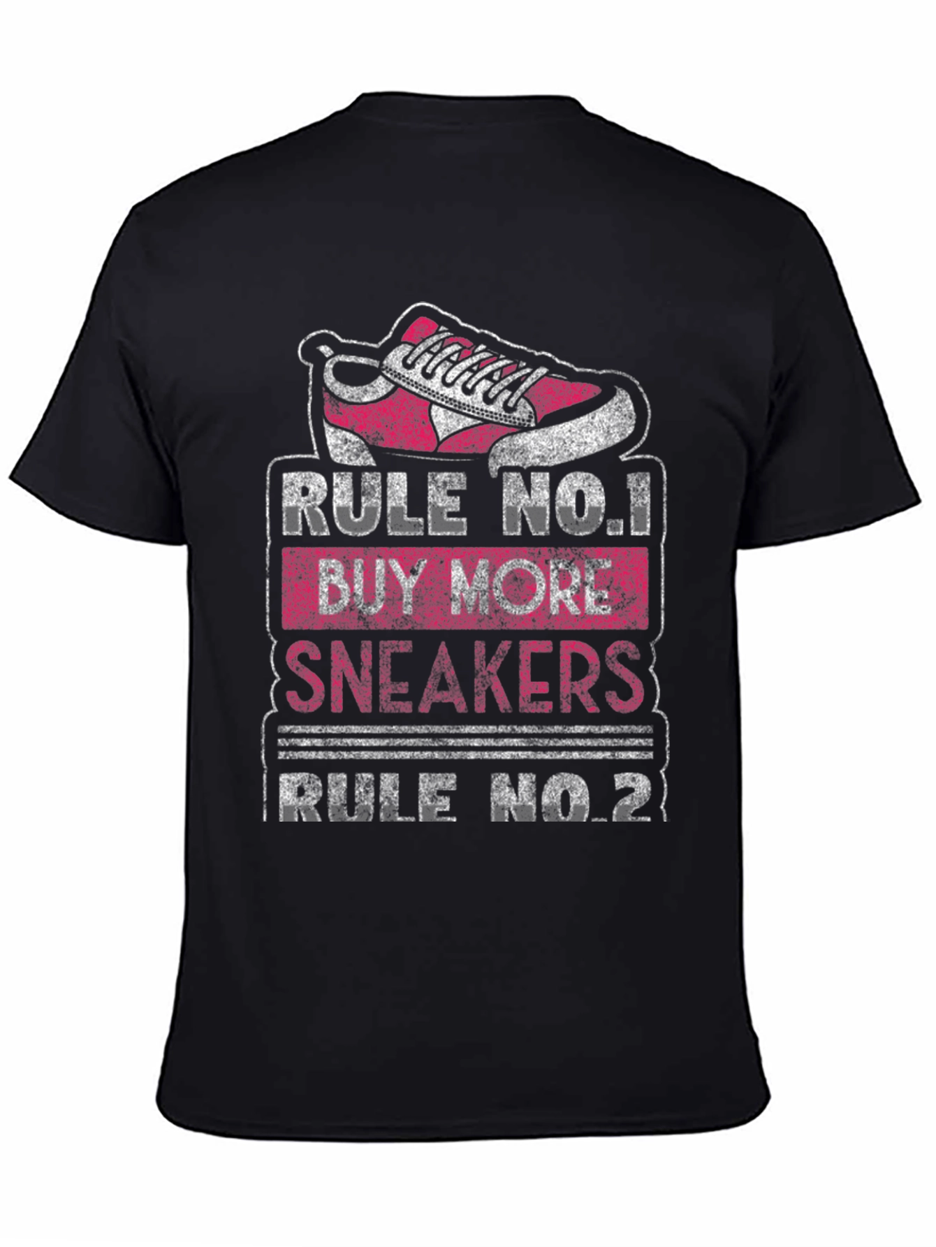 Rule No.1 Buy More Sneakers Graphic T-Shirt
