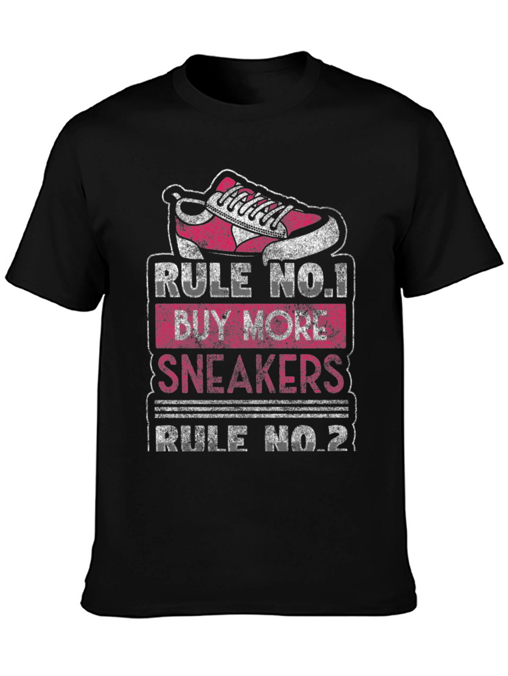 Rule No.1 Buy More Sneakers Graphic T-Shirt