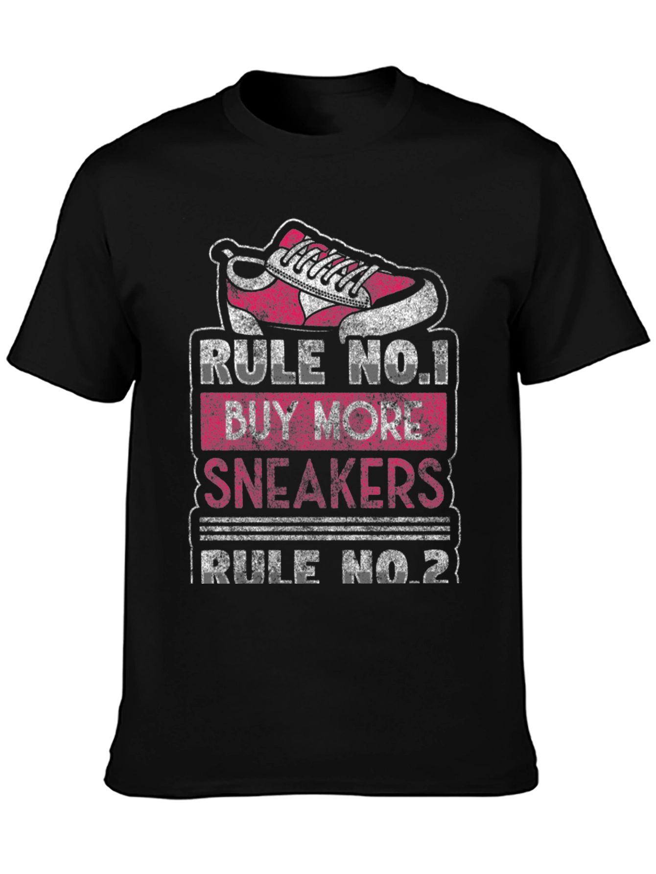 Rule No.1 Buy More Sneakers Graphic T-Shirt