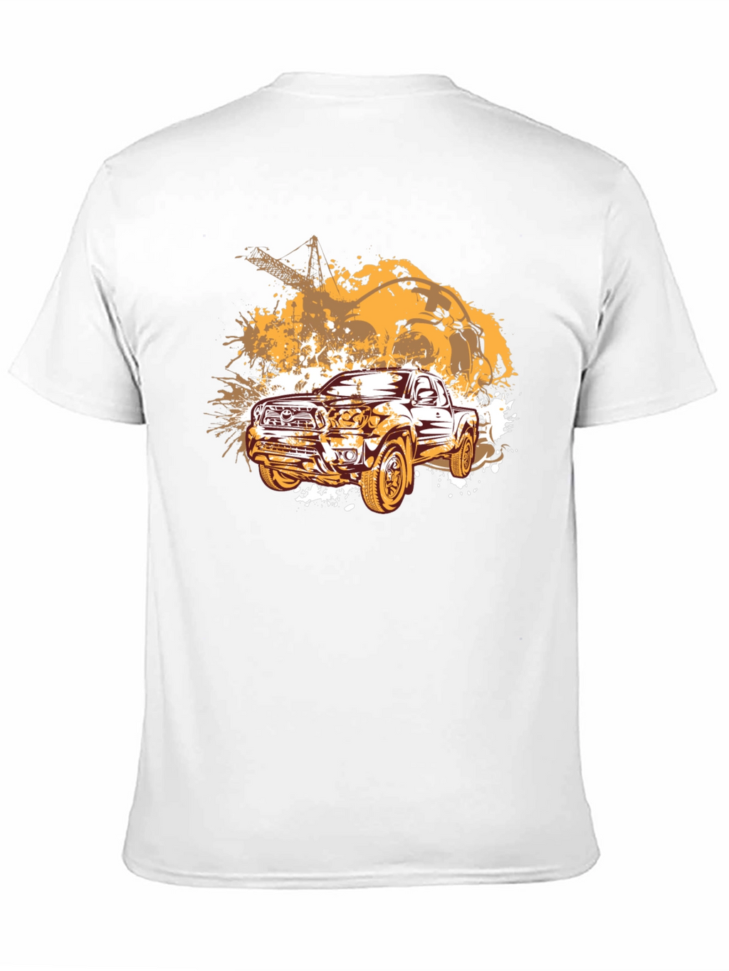 Truck Graphic T-Shirt - Black Cotton Blend Tee