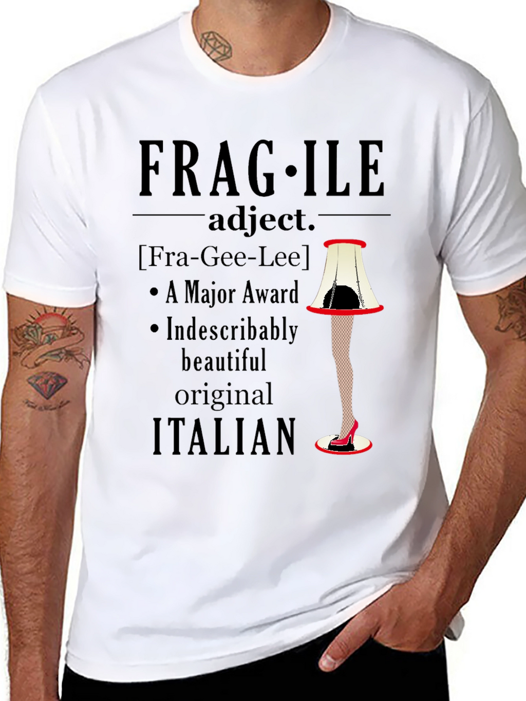 Fragile Leg Lamp T-Shirt - A Major Award!