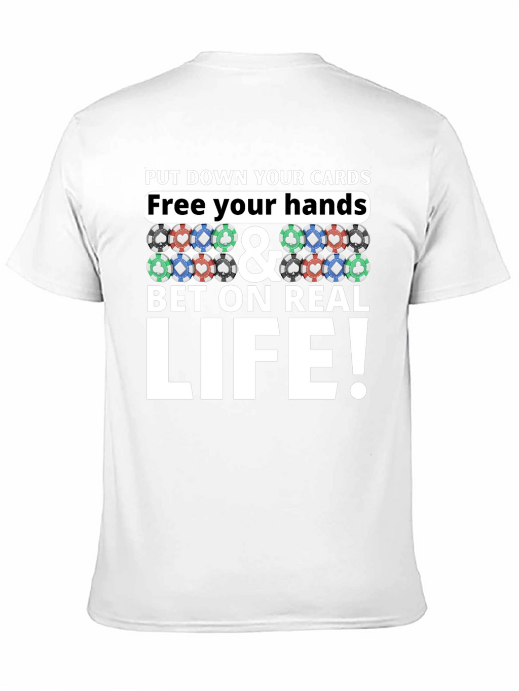 Poker Chip Graphic Tee - Bet on Real Life!