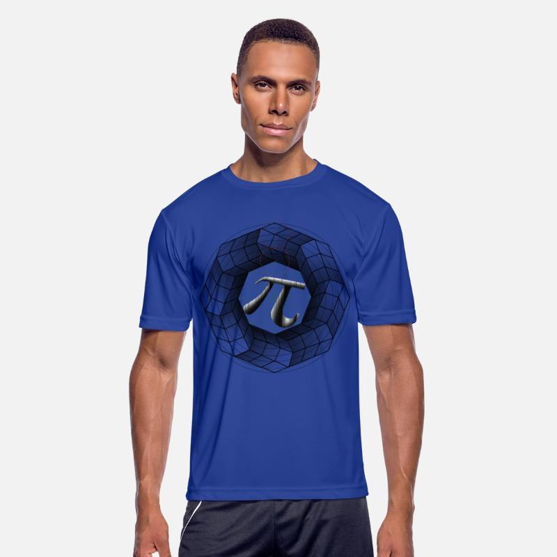 3D Optical Illusion Geometric Pi Symbol π for Math