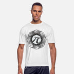 3D Optical Illusion Geometric Pi Symbol π for Math