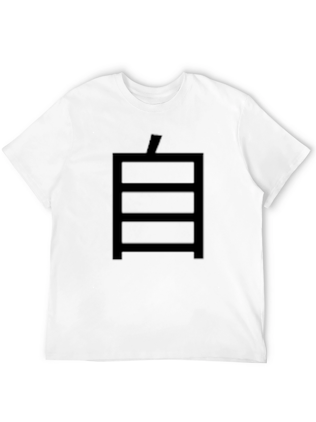 Abstract Graphic Black T-Shirt for Casual Style