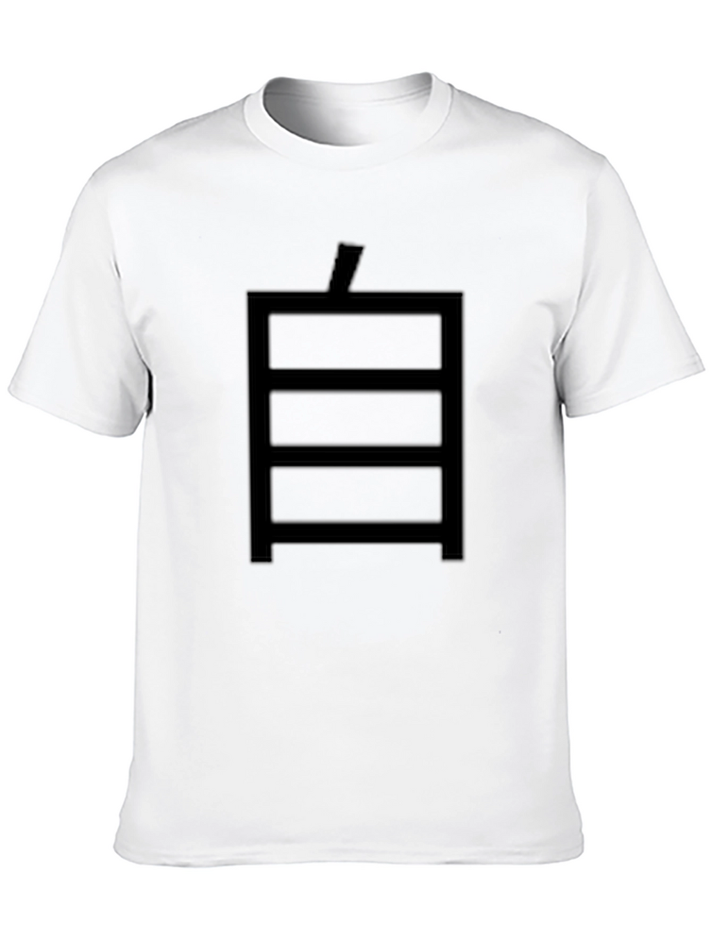 Abstract Graphic Black T-Shirt for Casual Style
