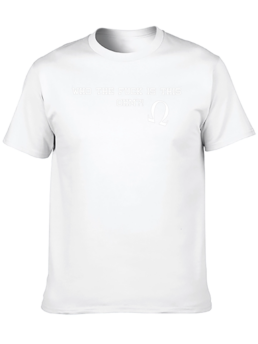 Who The F*ck is This Ohm?! Black T-Shirt