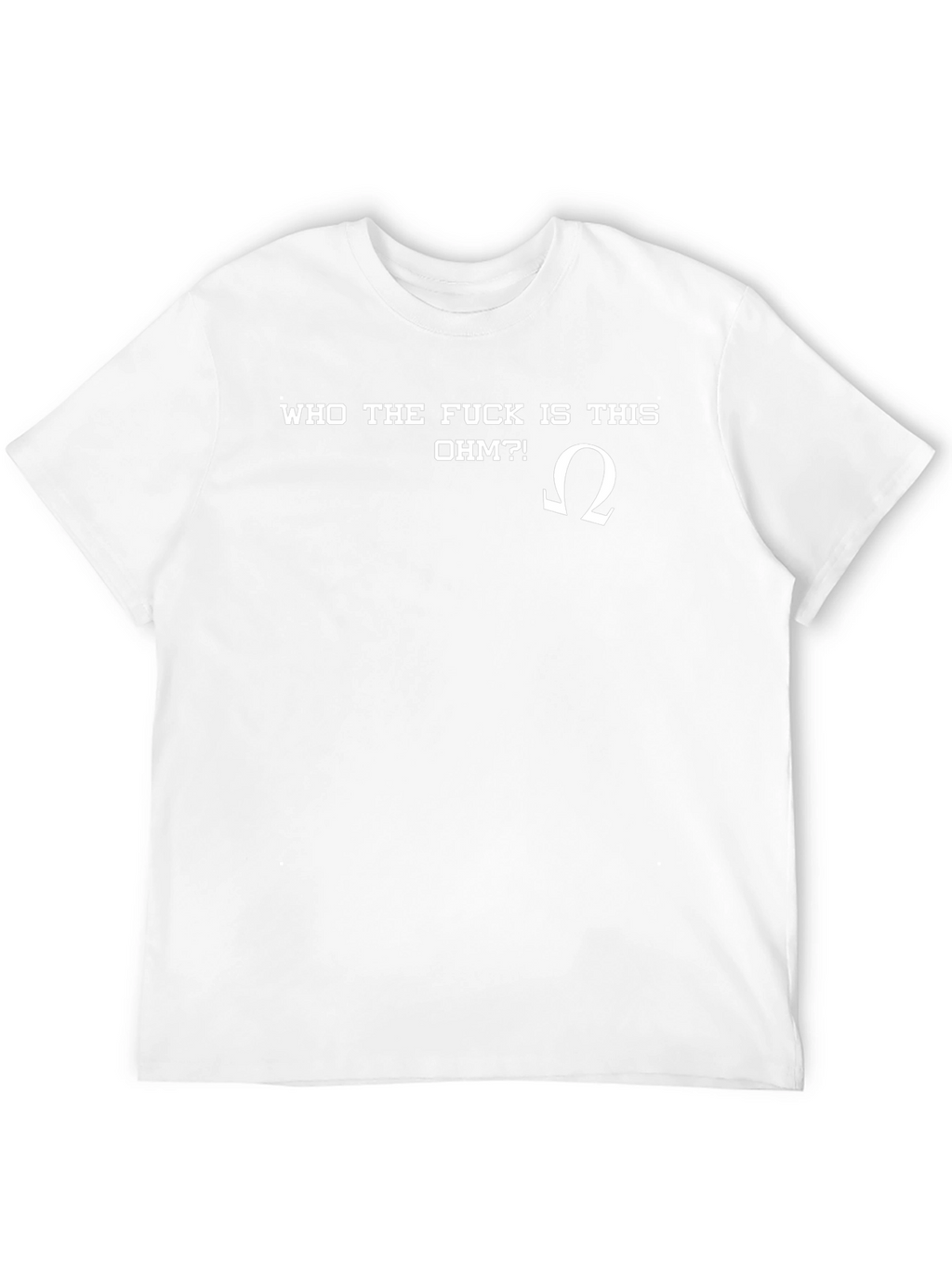 Who The F*ck is This Ohm?! Black T-Shirt