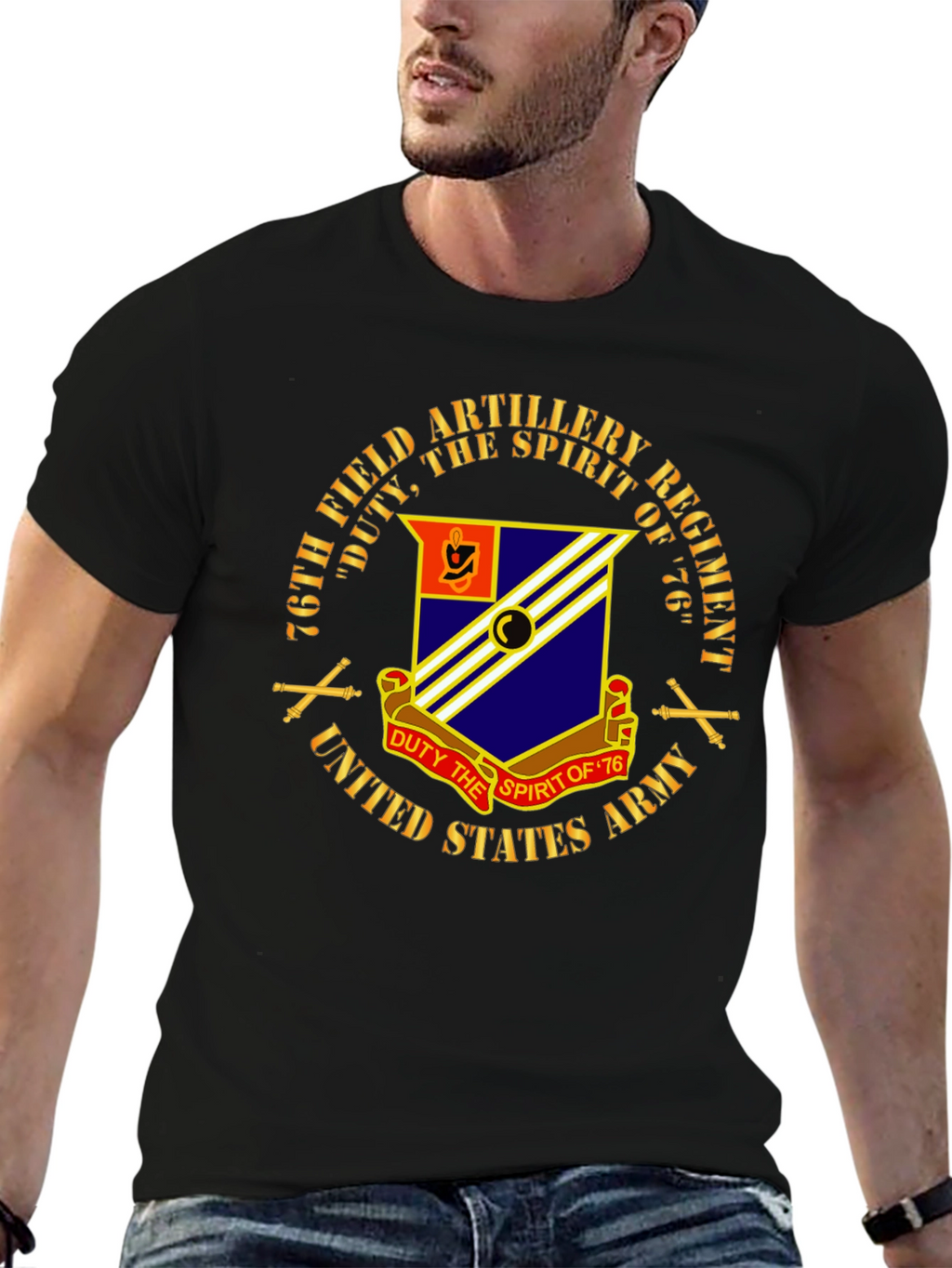 76th Field Artillery Regiment T-Shirt - Duty & Spirit