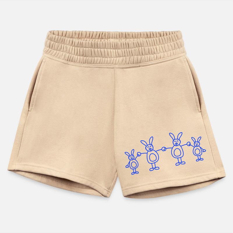 4 Rabbits Family Children Parents Four Siblings