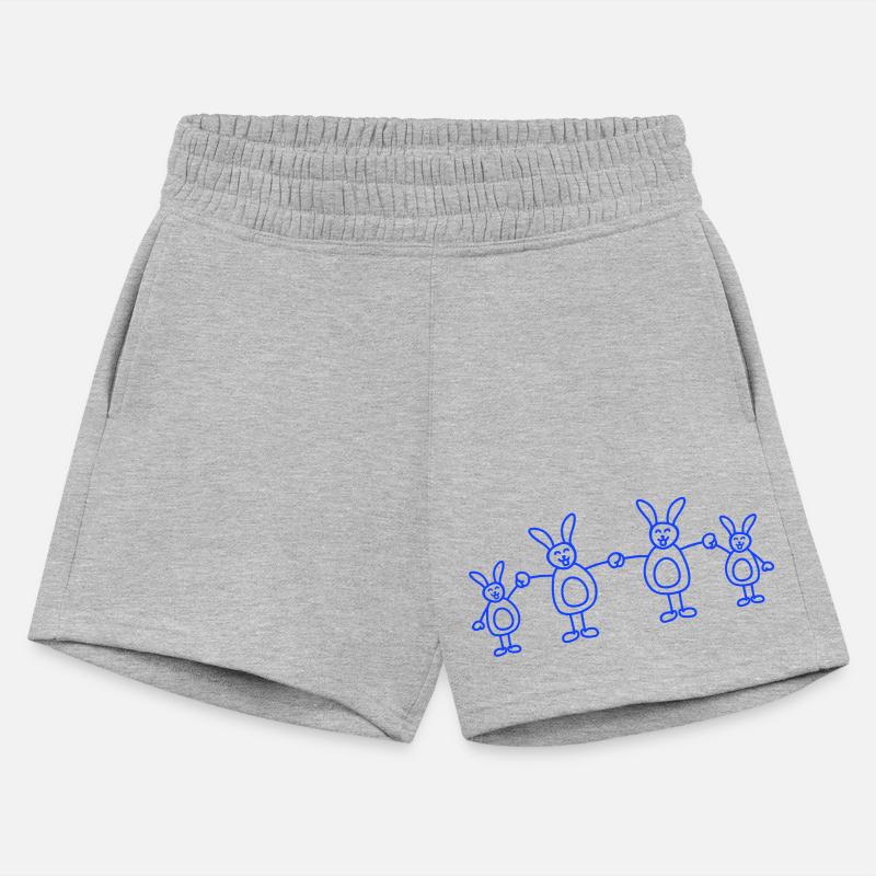 4 Rabbits Family Children Parents Four Siblings