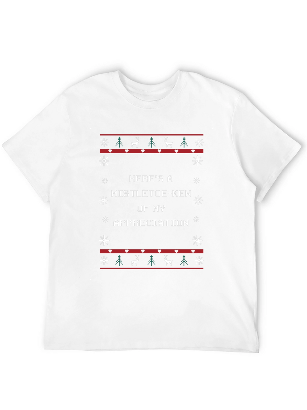 Funny Christmas T-Shirt - Mistletoe-Ken Appreciation