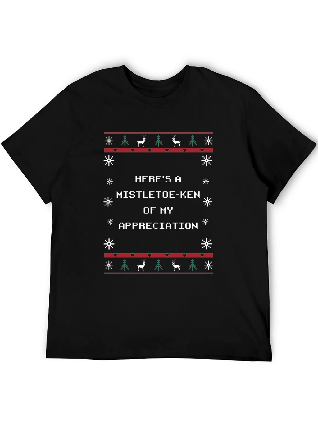 Funny Christmas T-Shirt - Mistletoe-Ken Appreciation
