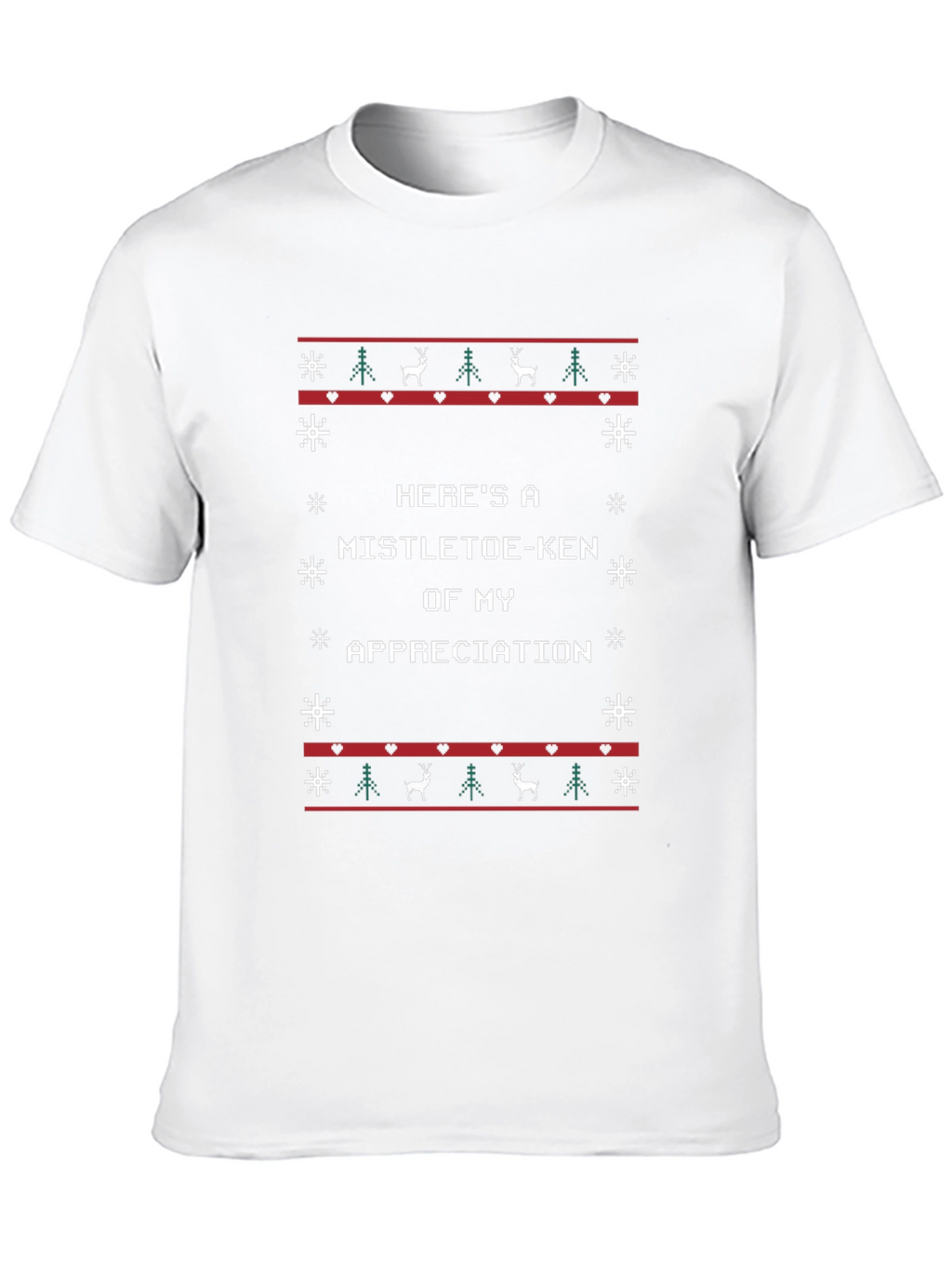 Funny Christmas T-Shirt - Mistletoe-Ken Appreciation