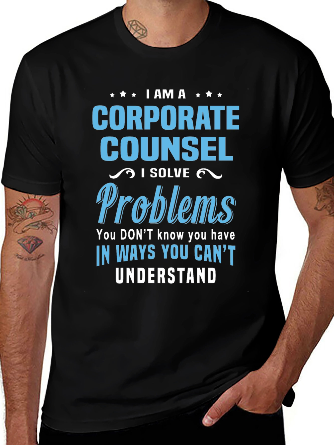 Corporate Counsel T-Shirt - I Solve Problems