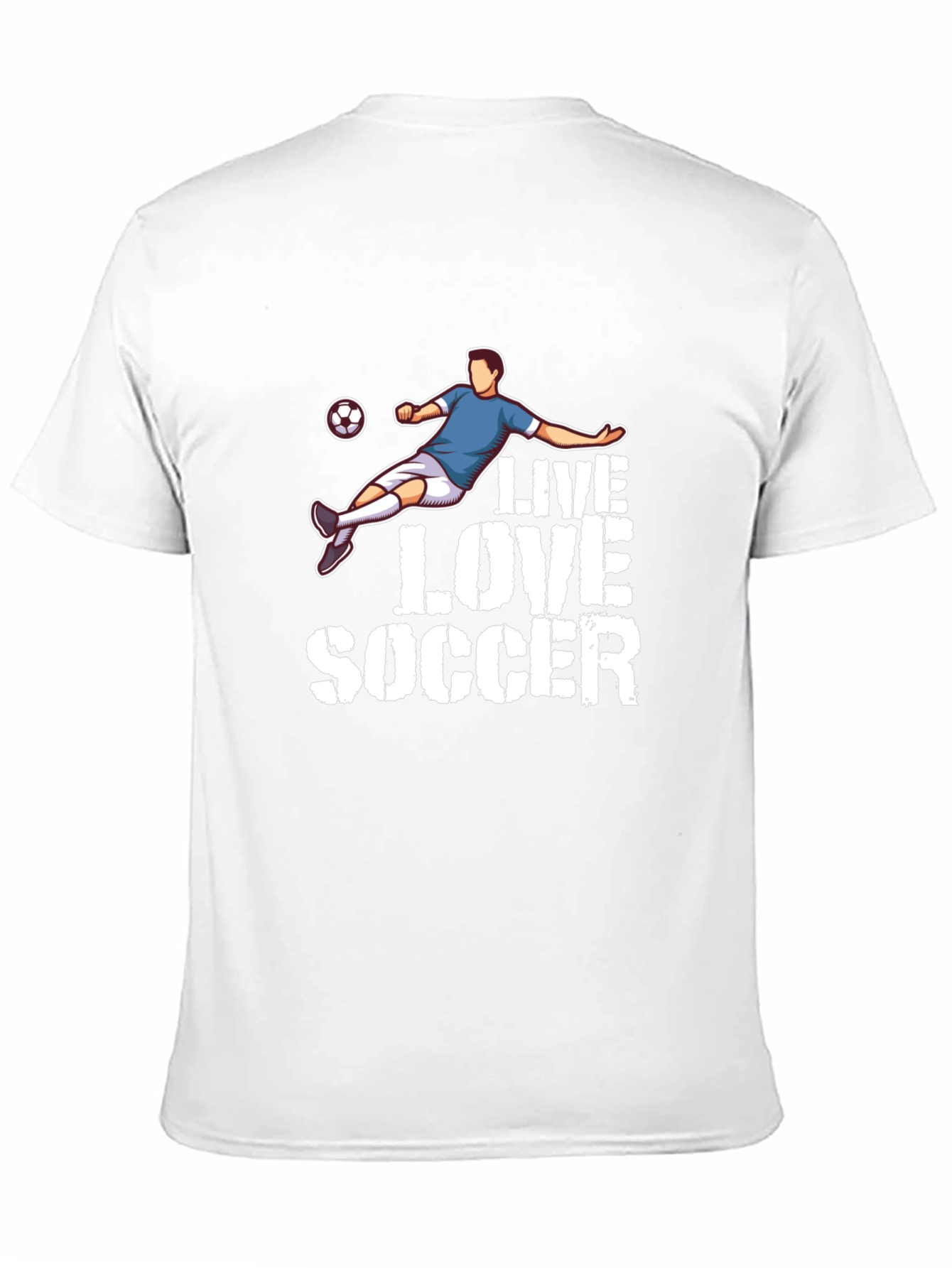 Live Love Soccer Graphic T-Shirt