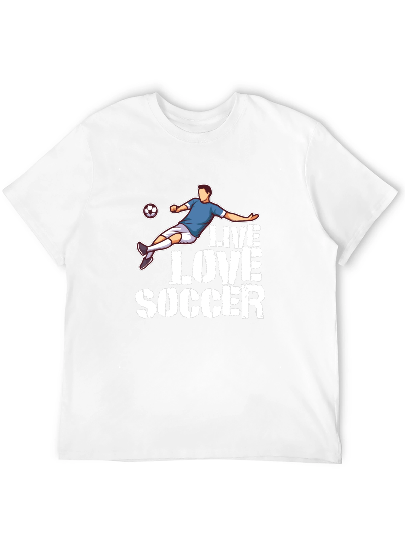 Live Love Soccer Graphic T-Shirt