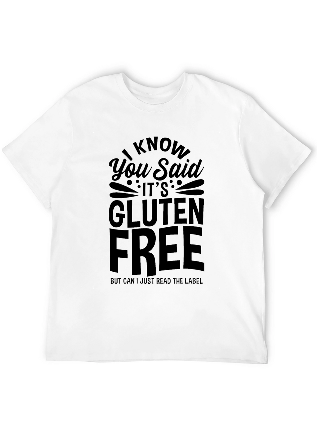 Gluten Free Label T-Shirt - Unisex