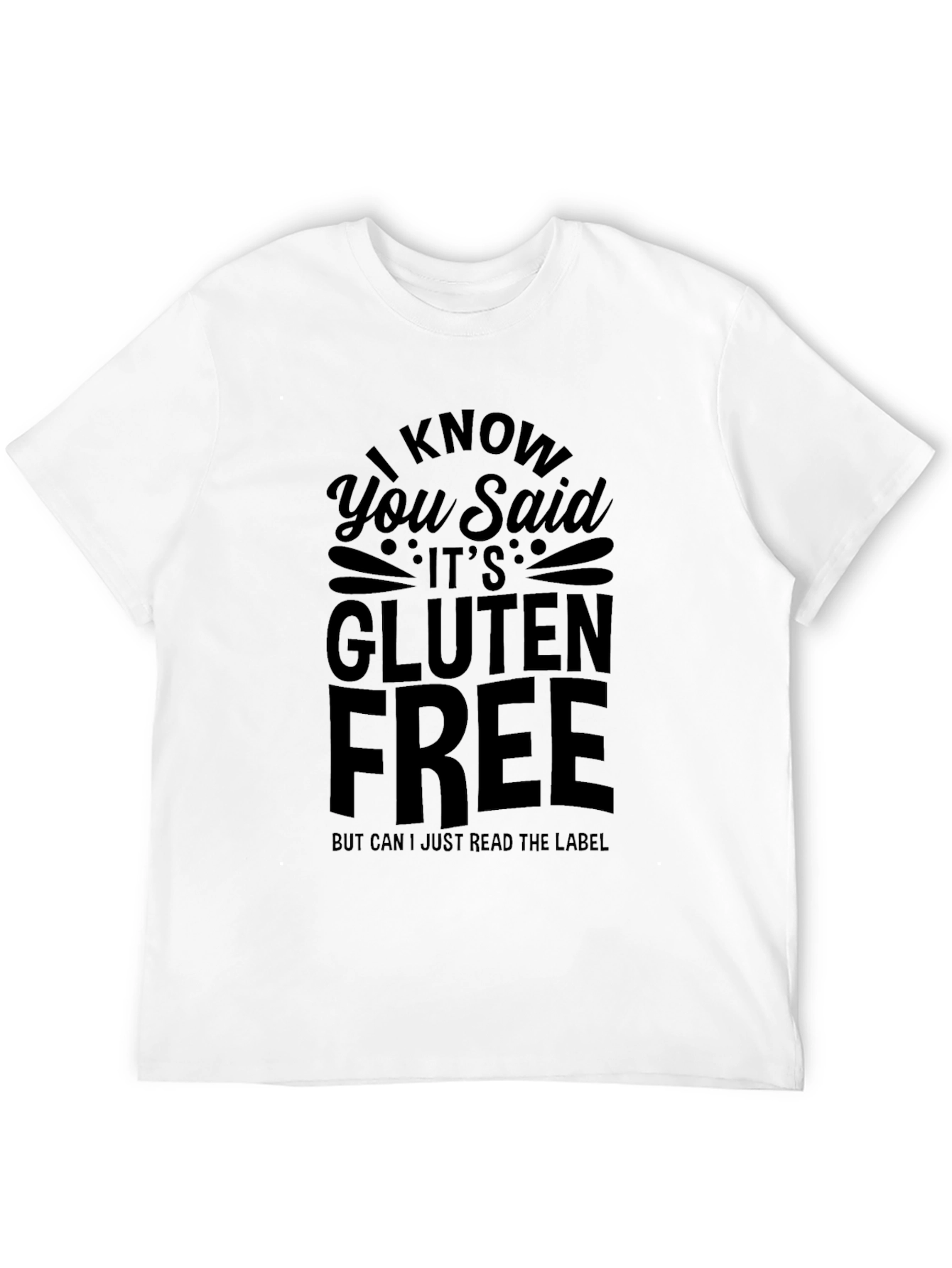 Gluten Free Label T-Shirt - Unisex