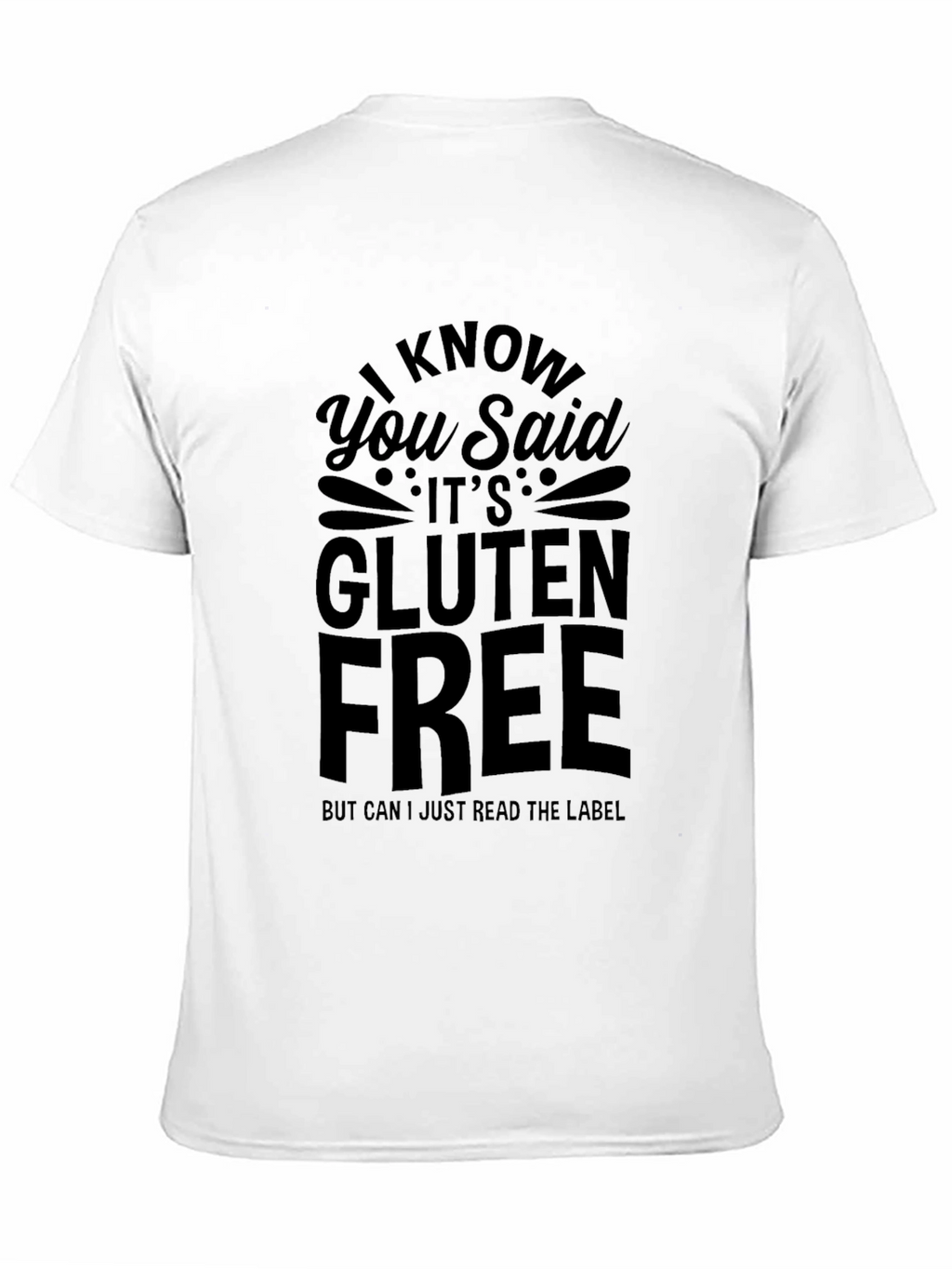 Gluten Free Label T-Shirt - Unisex